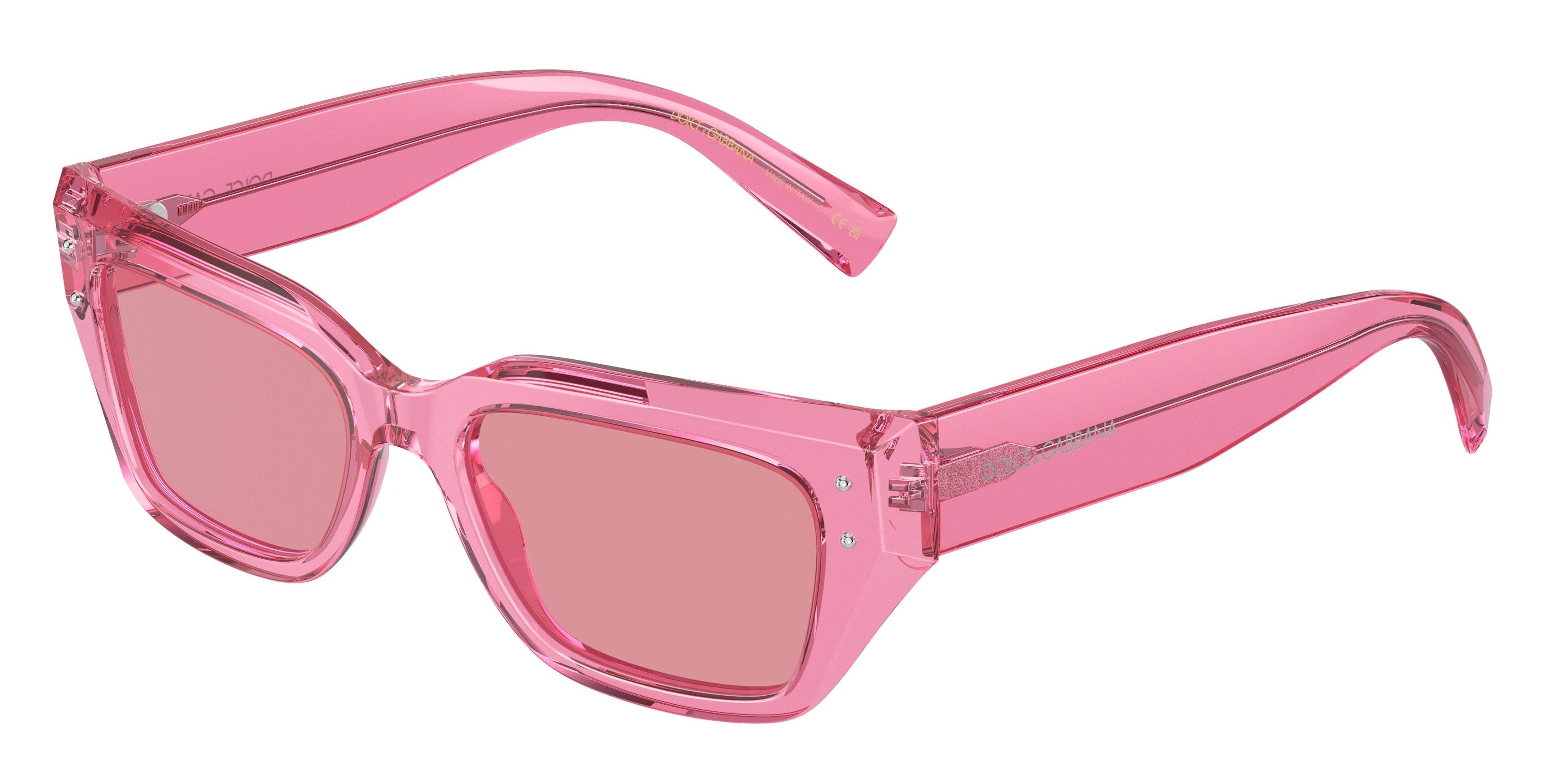 Dolce & outlets Gabbana Sunglasses Pink Lenses