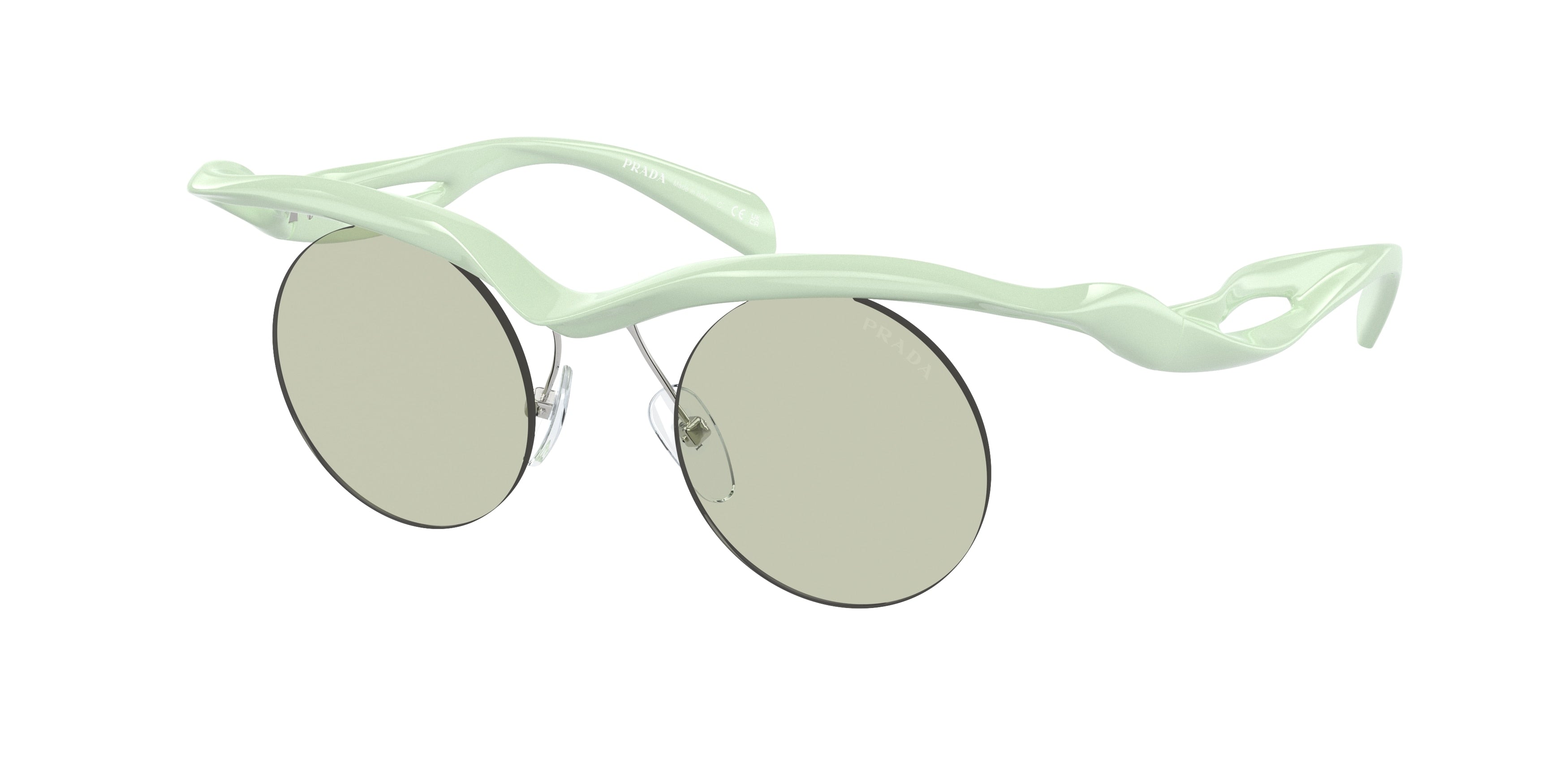 Prada PRA18S Round Sunglasses