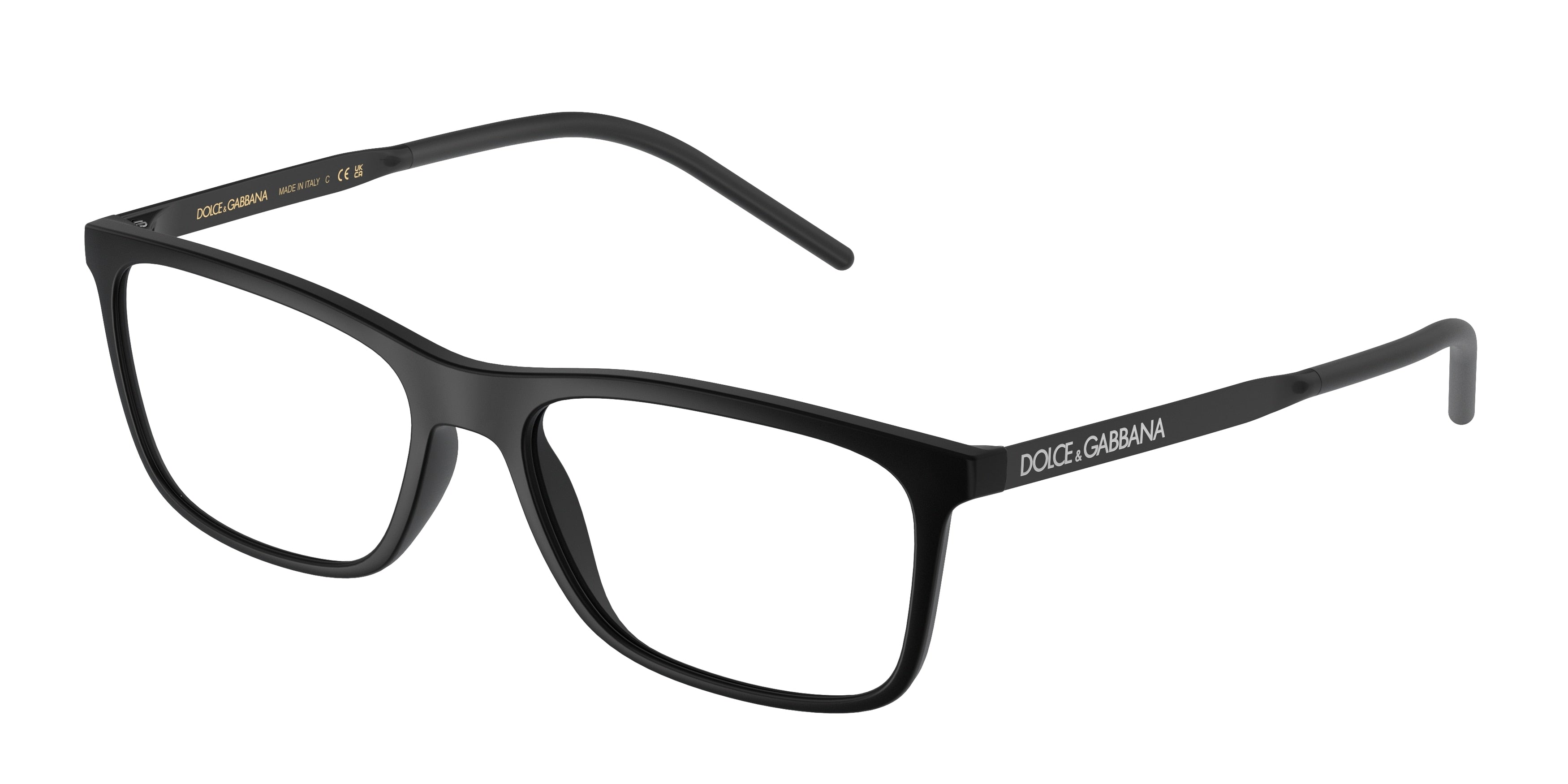 Dolce and gabbana 2024 matte black glasses