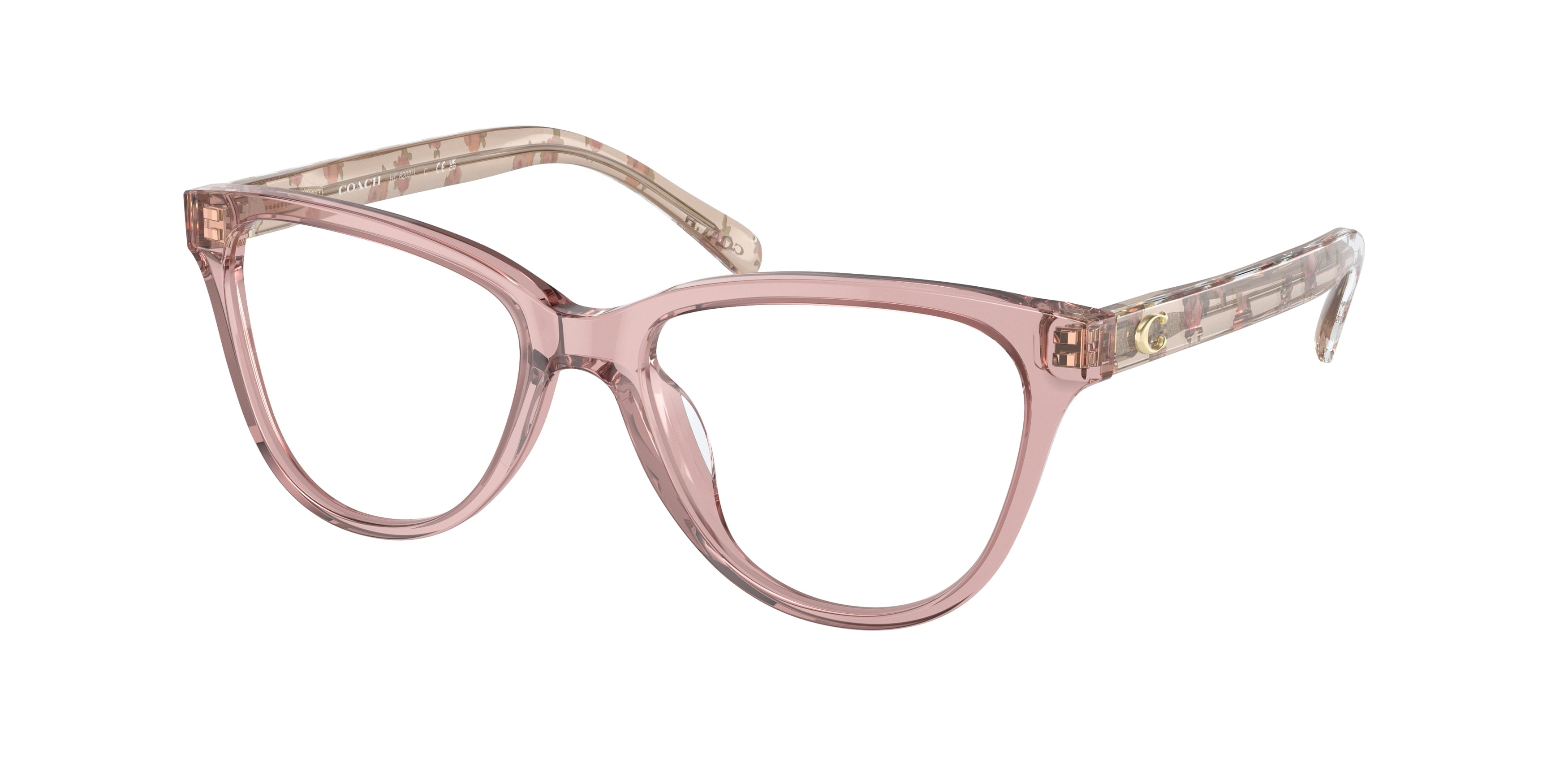 Coach pink best sale eyeglass frames