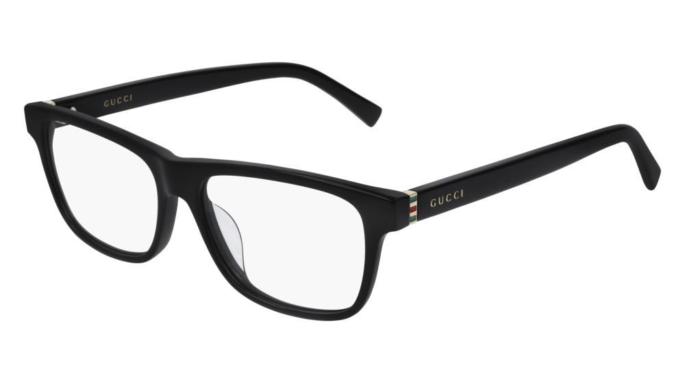 Black gucci 2025 glasses men