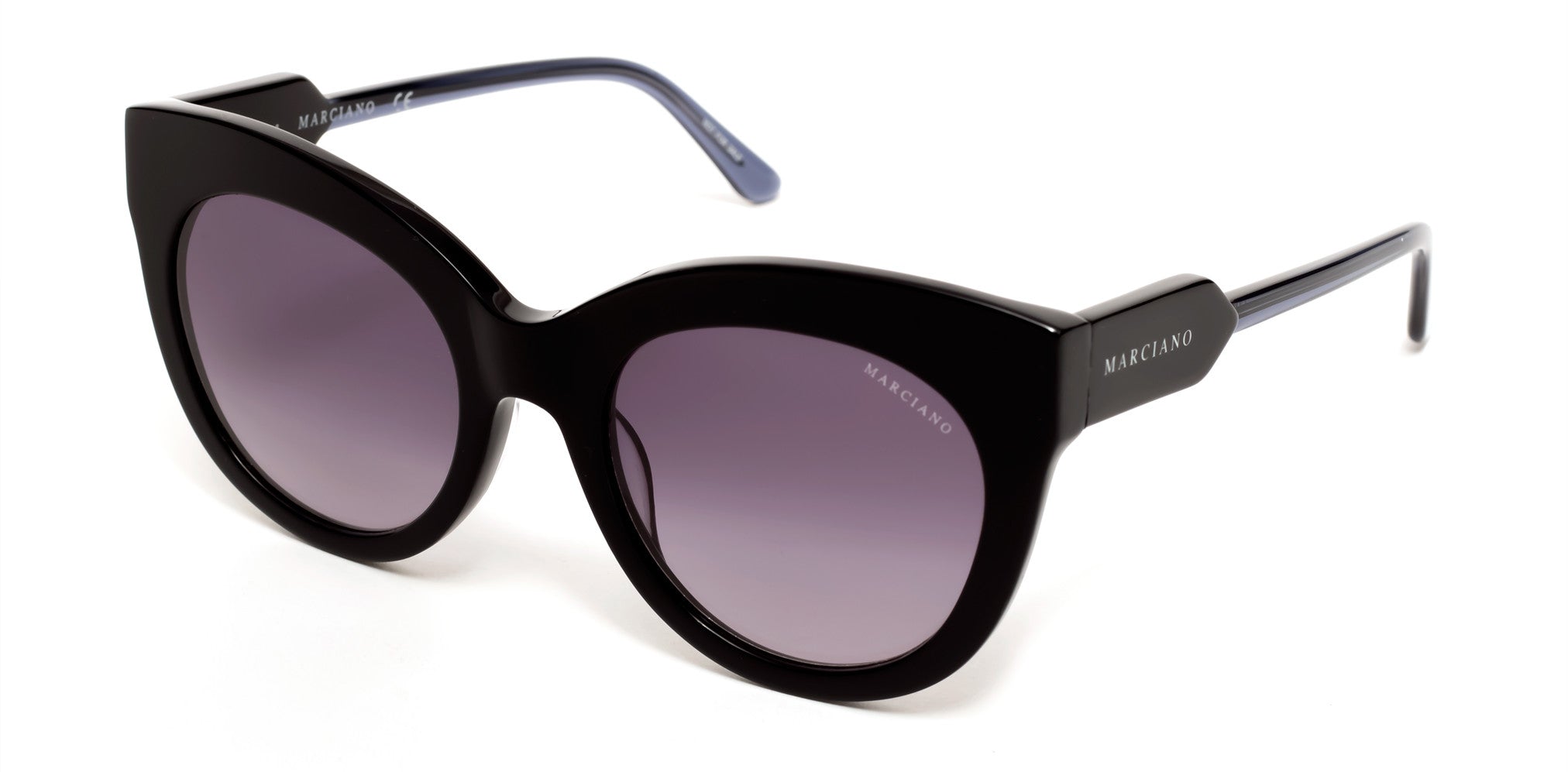 Guess Gradient Cat Eye Sunglasses in Black