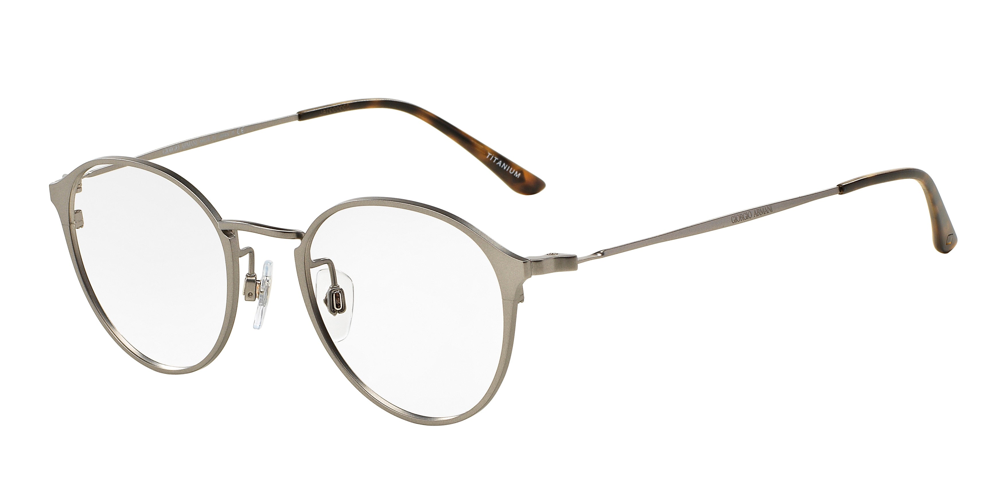 Giorgio Armani AR5055TD Phantos Eyeglasses  3003-Demi Gloss Gunmetal 48-145-21 - Color Map Grey