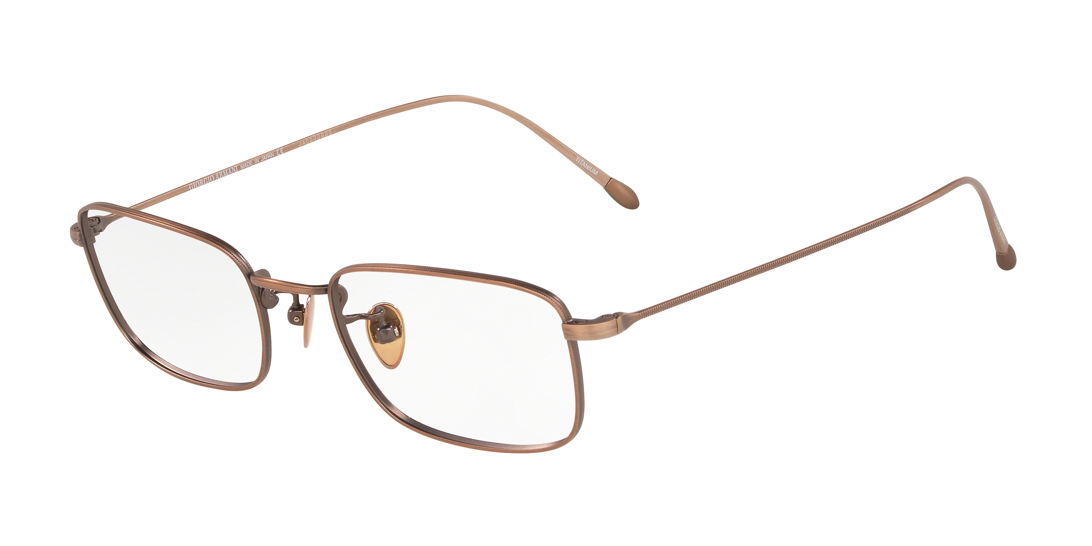 Giorgio Armani AR5096T Rectangle Eyeglasses  3279-Bronze 53-145-19 - Color Map Brown