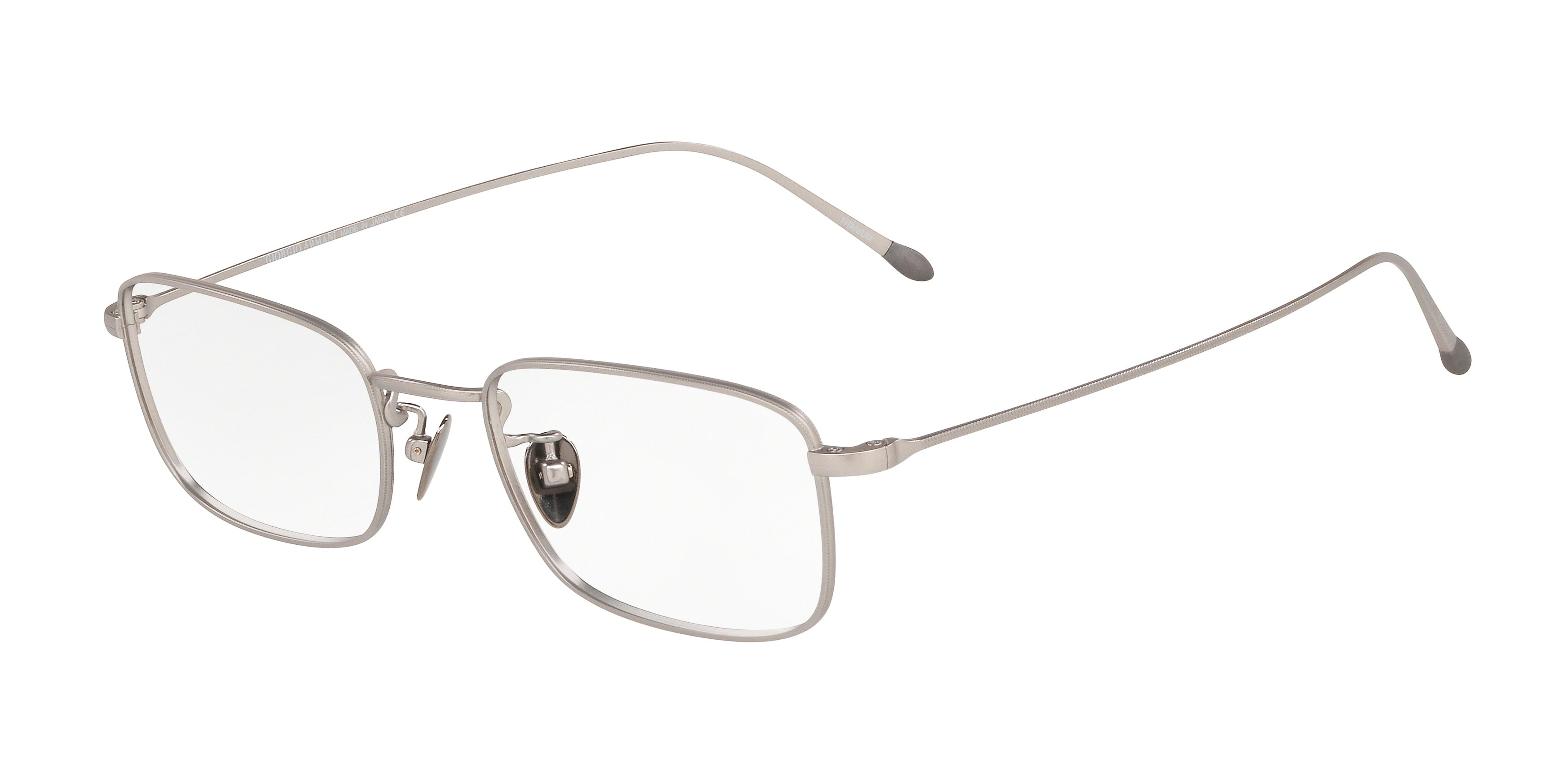 Giorgio Armani AR5096T Rectangle Eyeglasses  3280-Demi Gloss Gunmetal 53-145-19 - Color Map Grey