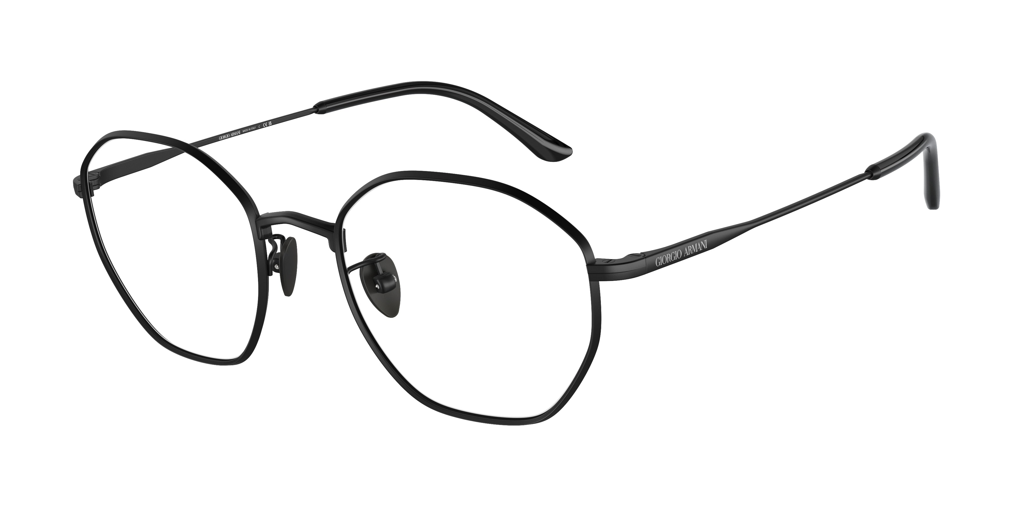 Giorgio Armani AR5139 Square Eyeglasses  3001-Matte Black 53-145-20 - Color Map Black