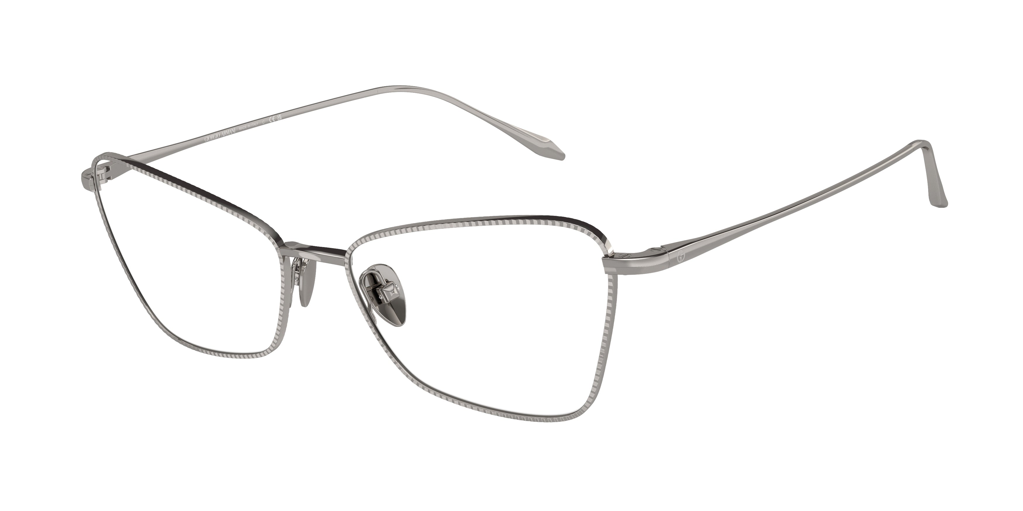 Giorgio Armani AR5140 Cat Eye Eyeglasses  3010-Gunmetal 54-140-16 - Color Map Grey