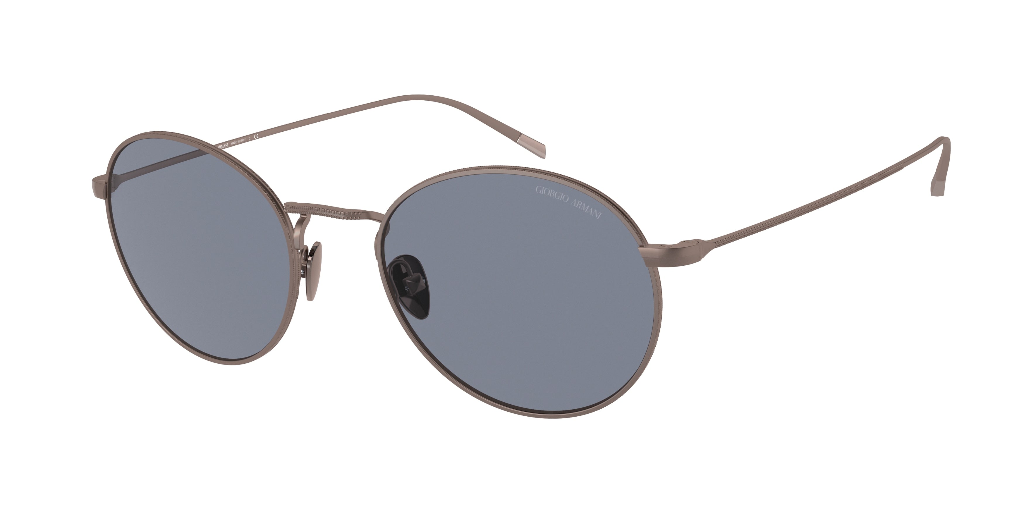 Giorgio Armani AR6125 Oval Sunglasses  300619-Matte Bronze 52-145-20 - Color Map Copper