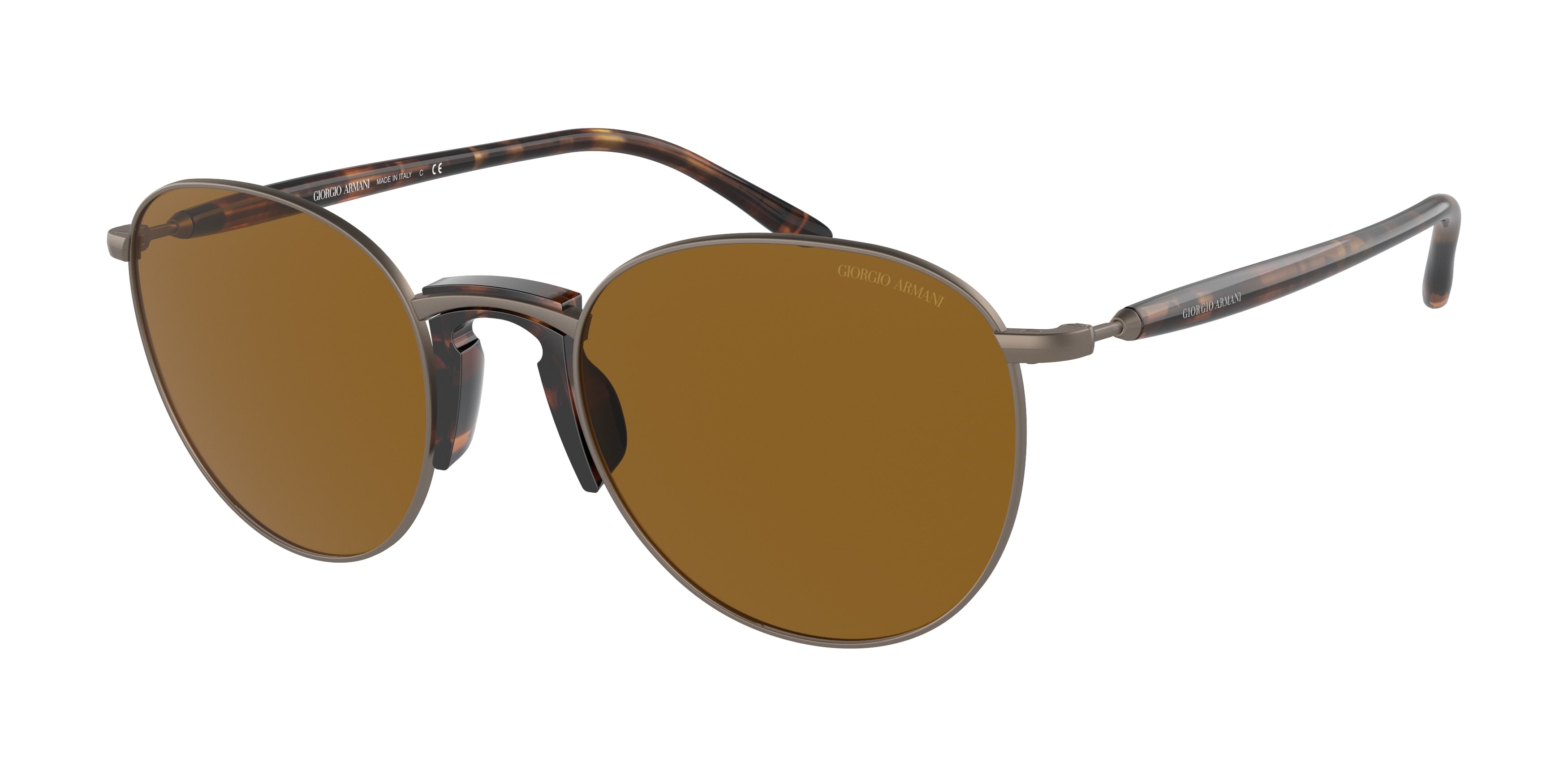 Giorgio Armani AR6129 Phantos Sunglasses  300633-Matte Bronze 54-145-22 - Color Map Copper