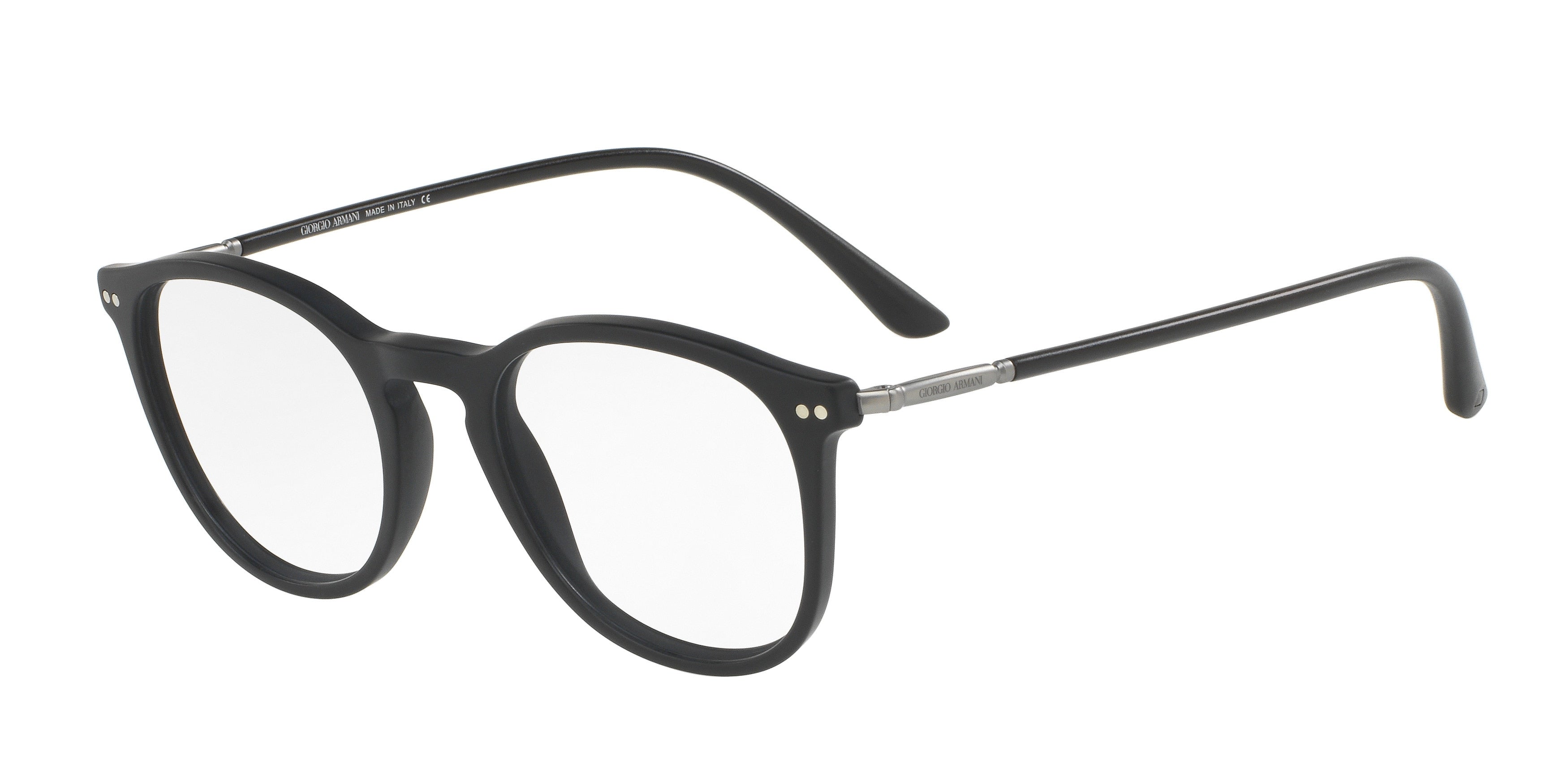 Giorgio Armani AR7125 Phantos Eyeglasses  5042-Matte Black 52-145-20 - Color Map Black