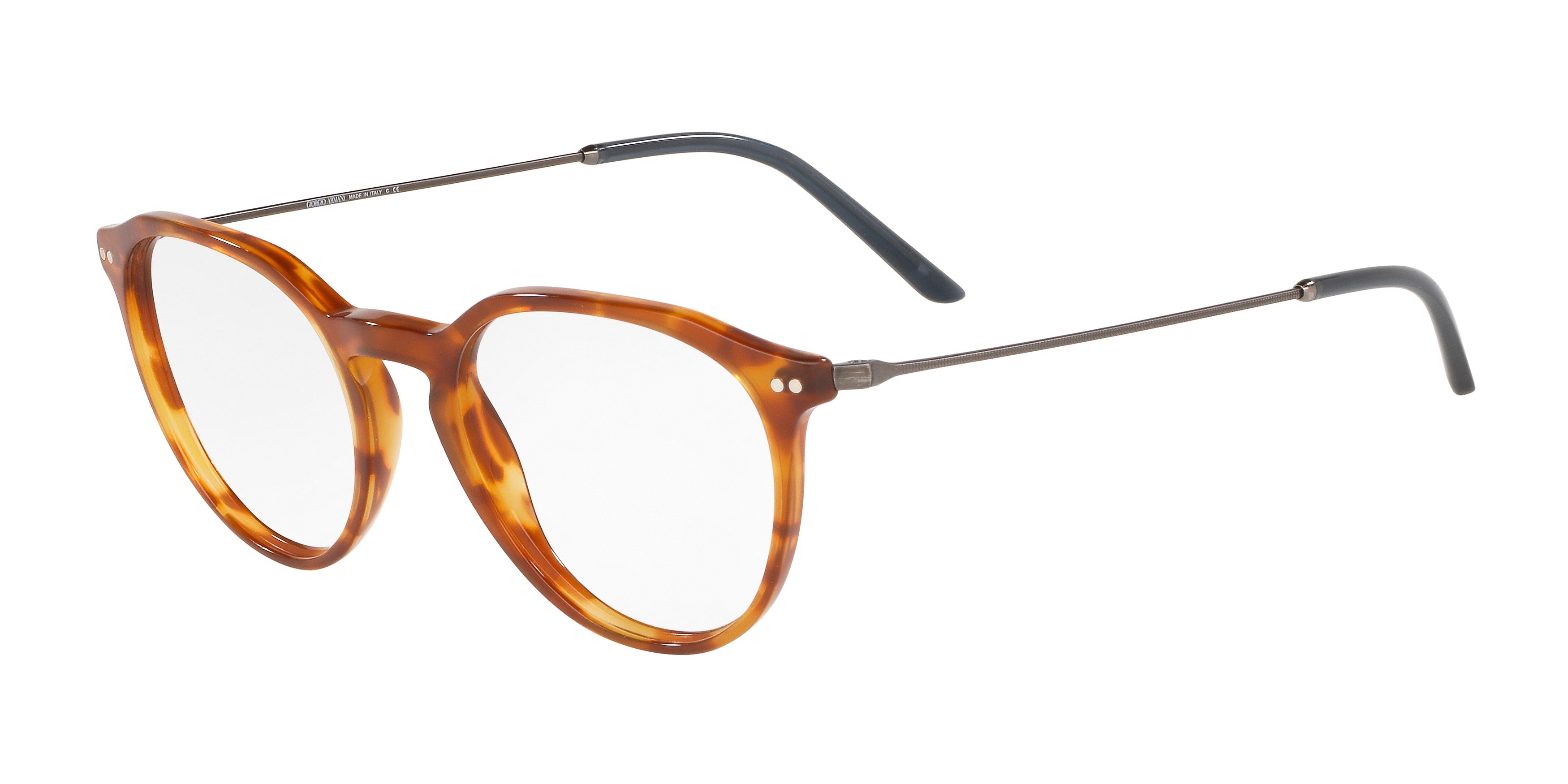 Giorgio Armani AR7173 Phantos Eyeglasses  5762-Red Havana 49-145-20 - Color Map Tortoise