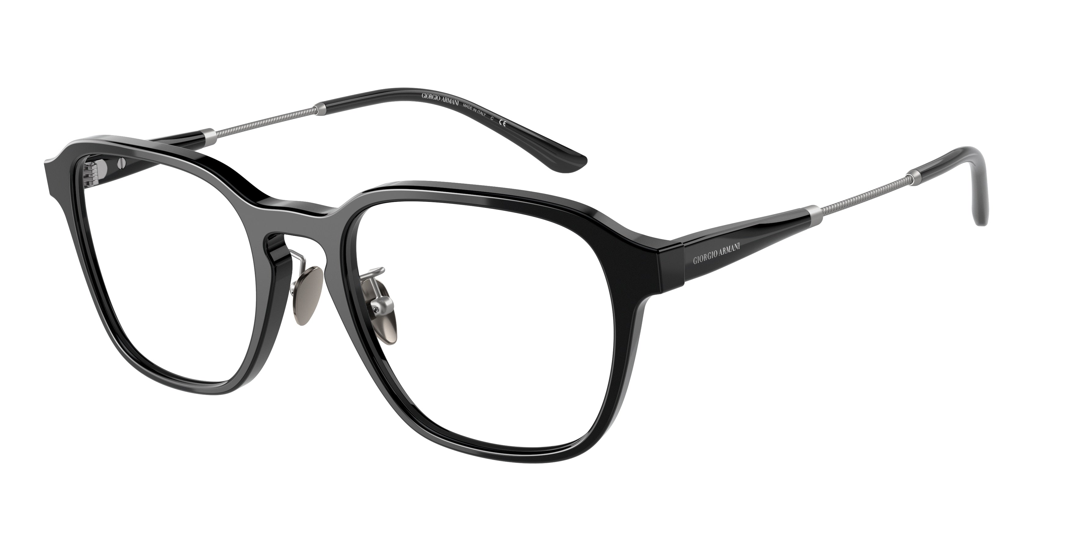 Giorgio Armani AR7220 Pillow Eyeglasses  5001-Black 52-145-20 - Color Map Black