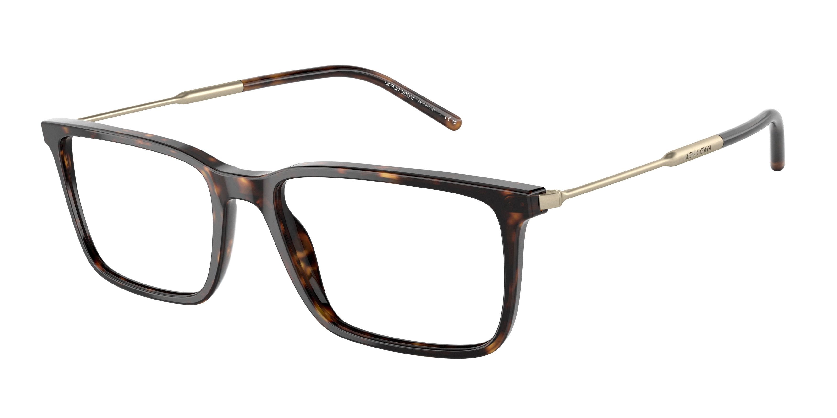 Giorgio Armani AR7233 Rectangle Eyeglasses  5026-Havana 54-145-18 - Color Map Tortoise