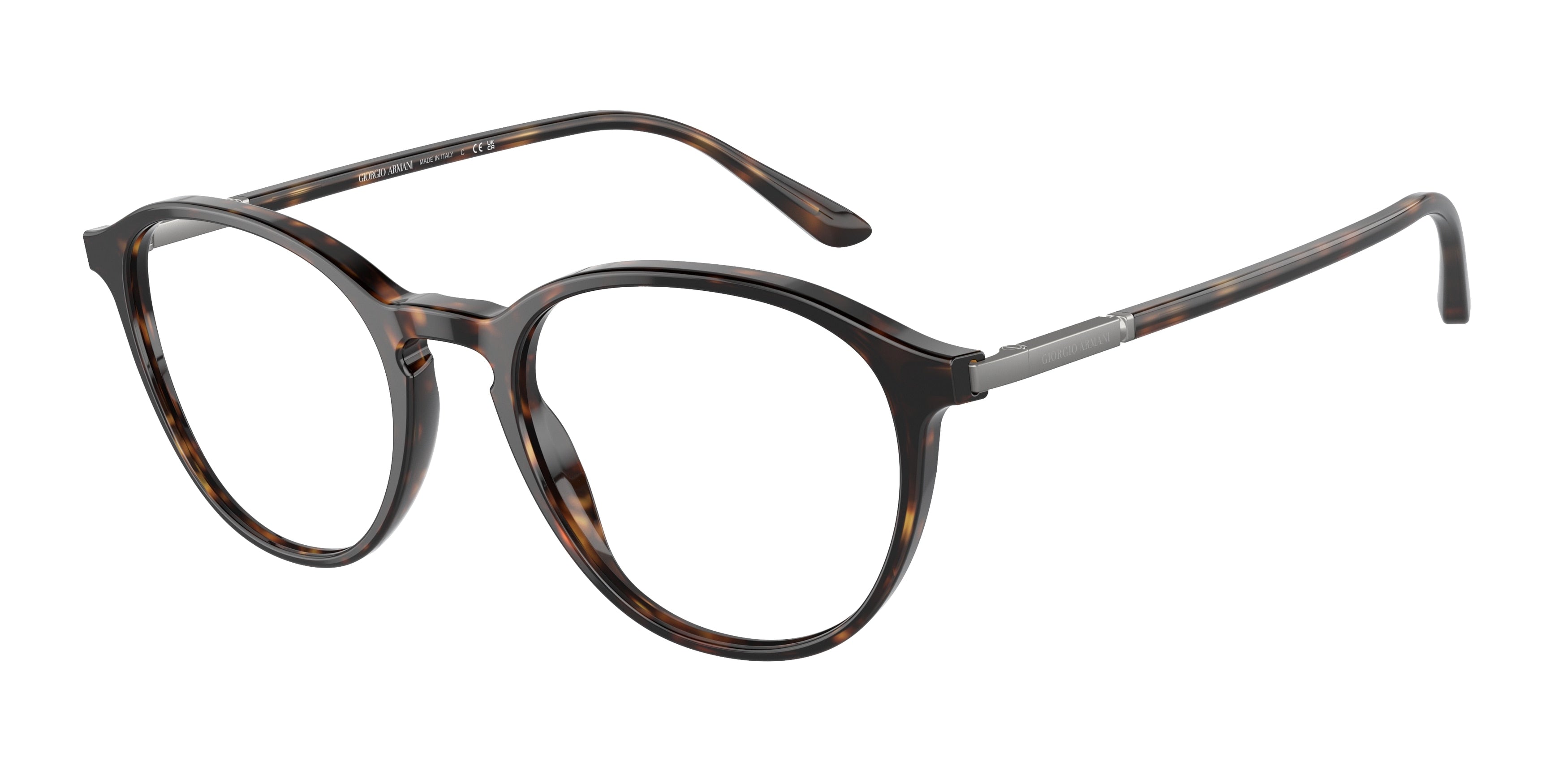 Giorgio Armani AR7237 Phantos Eyeglasses  5026-Havana 51-145-19 - Color Map Tortoise