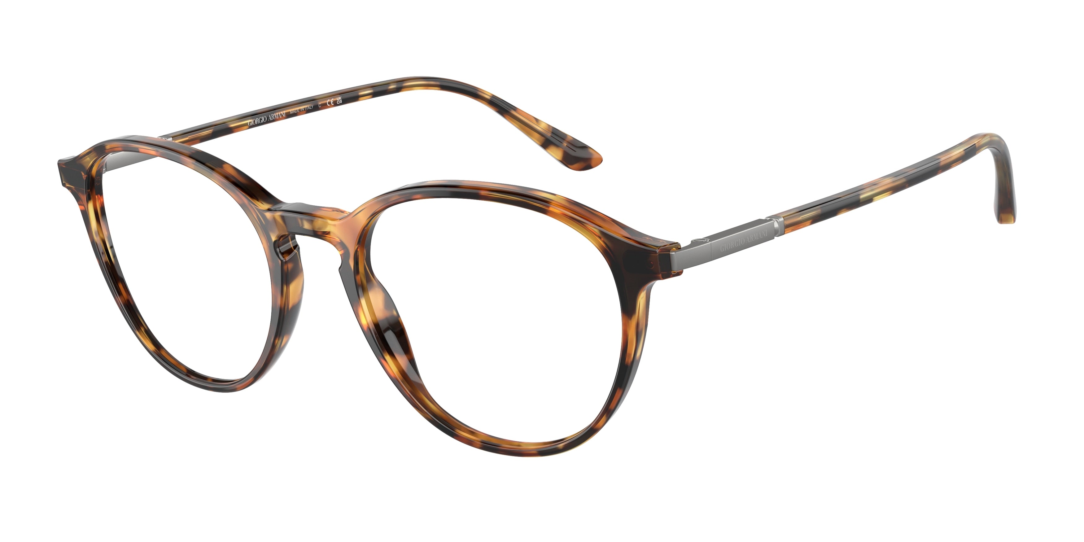 Giorgio Armani AR7237 Phantos Eyeglasses  5482-Red Havana 51-145-19 - Color Map Tortoise