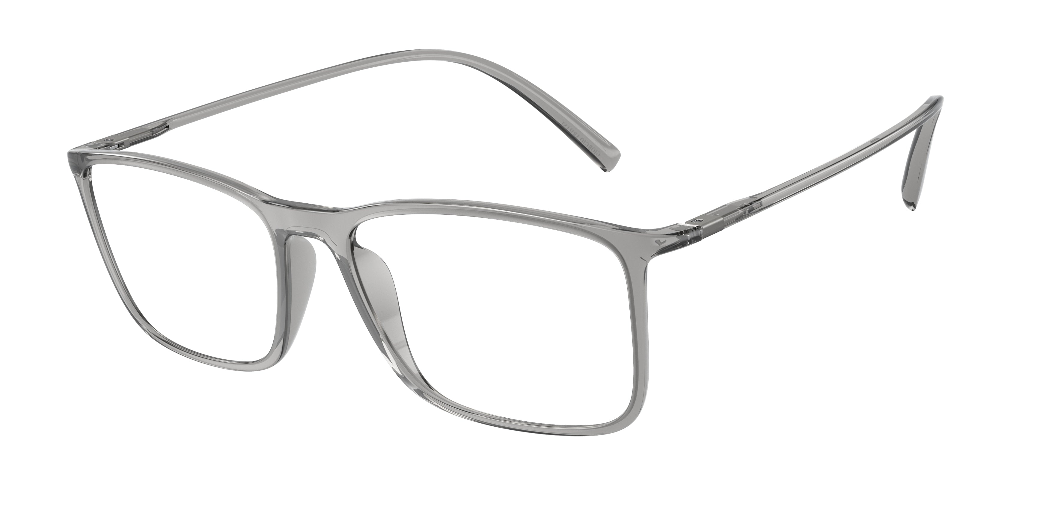 Giorgio Armani AR7244U Rectangle Eyeglasses  5948-Transparent Grey 55-145-17 - Color Map Grey