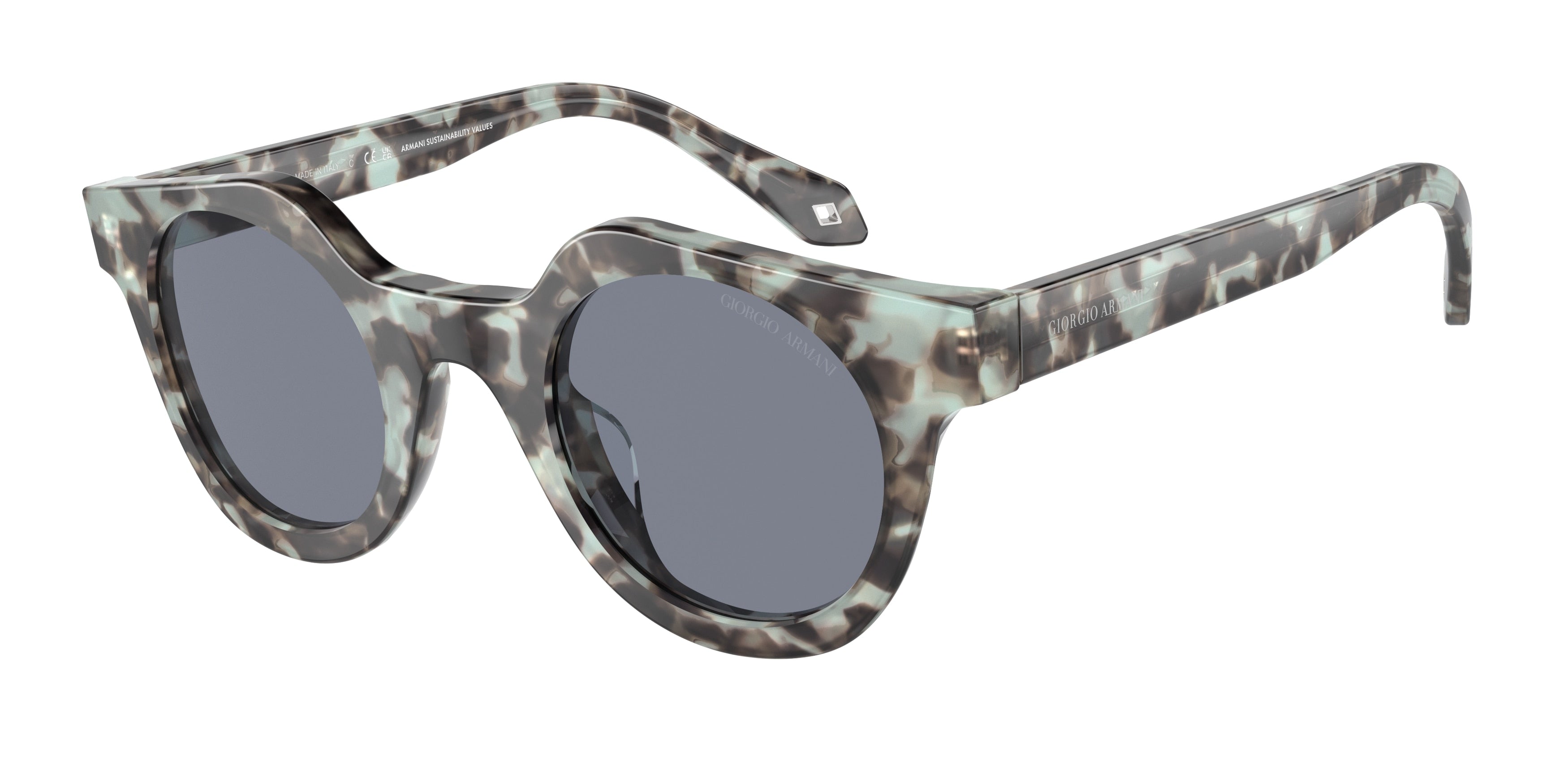 Giorgio Armani AR8191U Square Sunglasses  601819-Grey Havana 45-145-25 - Color Map Tortoise