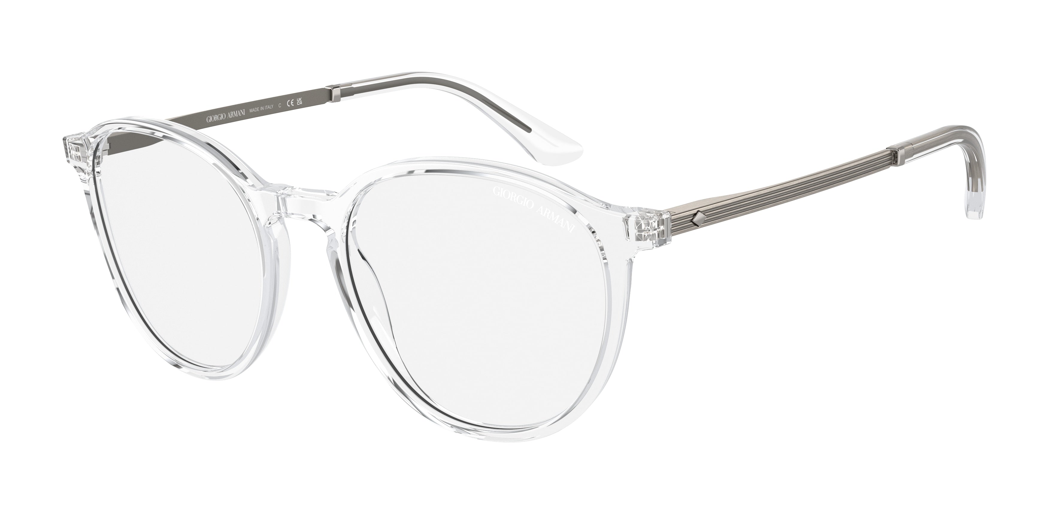 Giorgio Armani AR8196 Phantos Sunglasses  5893M4-Crystal 51-145-19 - Color Map Transparent