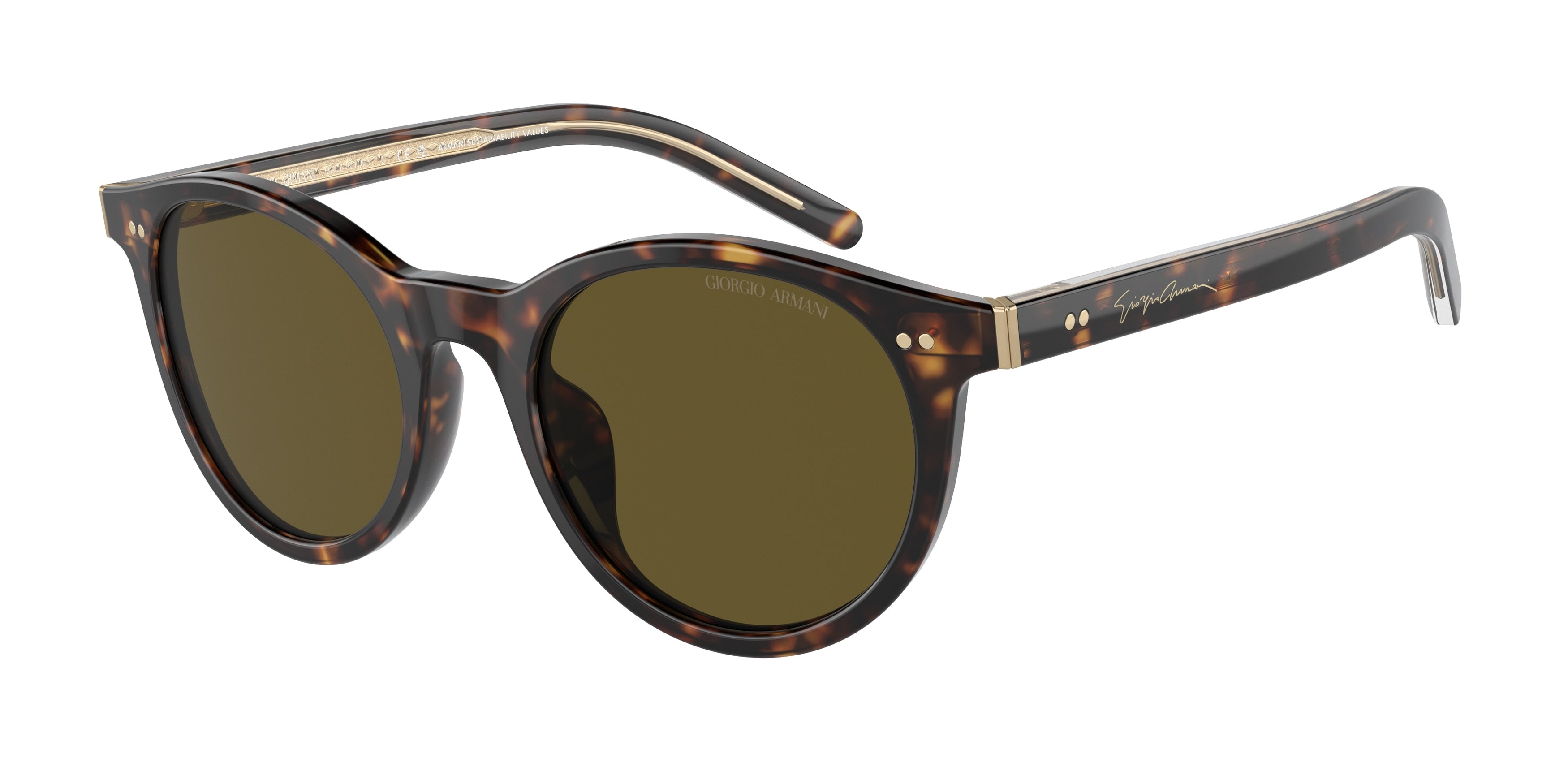 Giorgio Armani AR8199U Phantos Sunglasses  587973-Havana 50-140-20 - Color Map Tortoise