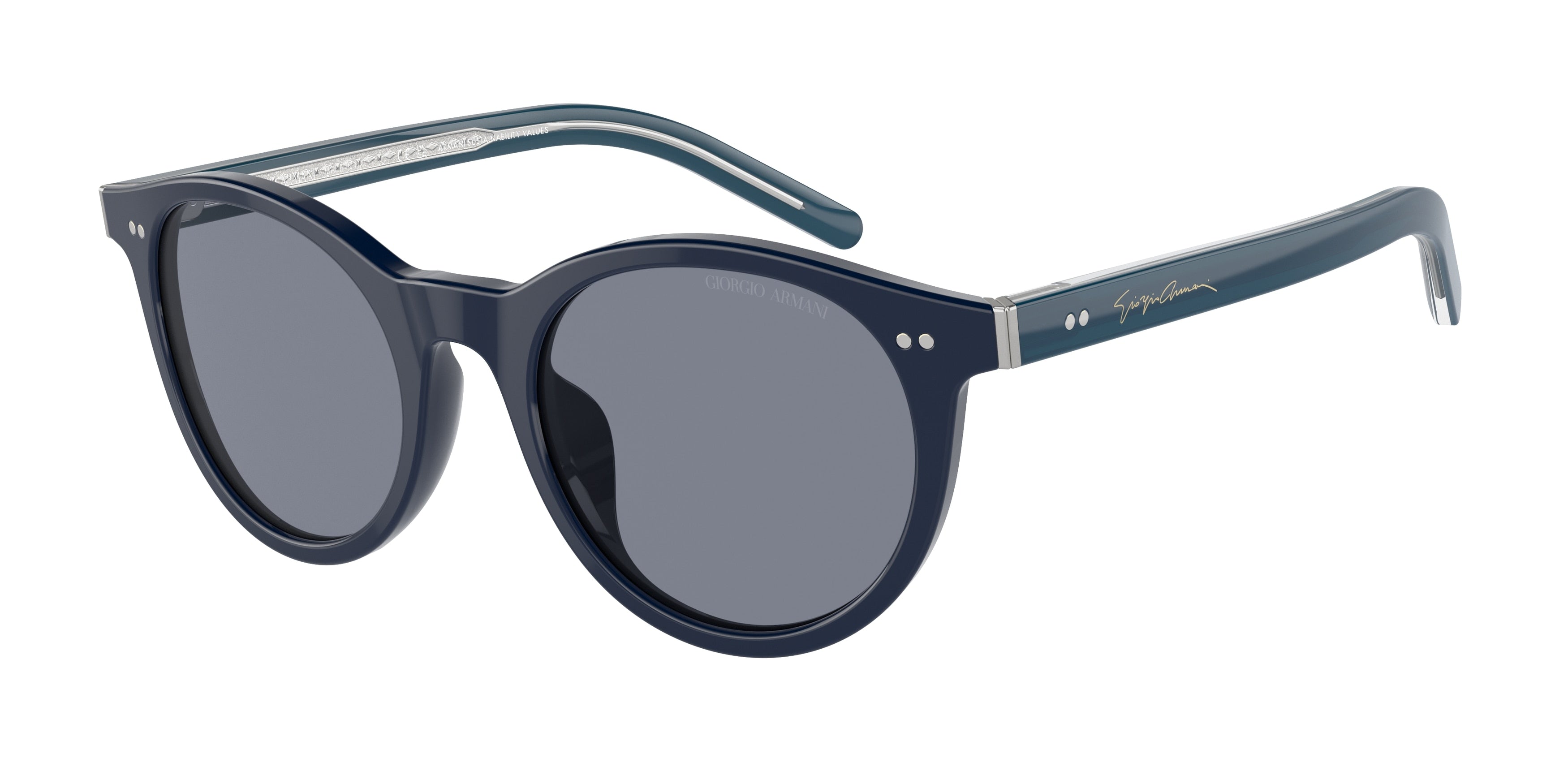 Giorgio Armani AR8199U Phantos Sunglasses  603919-Blue 50-140-20 - Color Map Blue