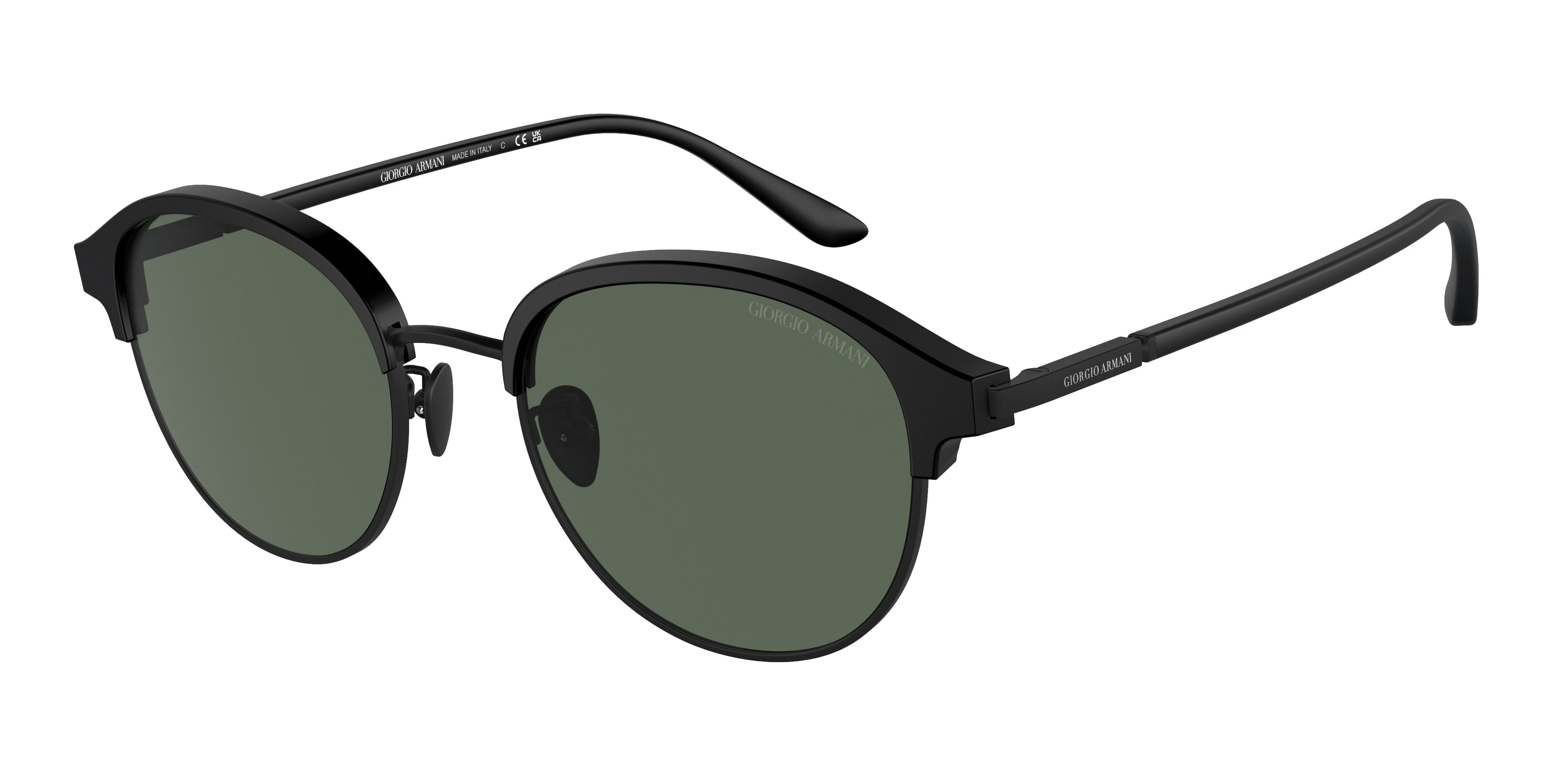 Giorgio Armani AR8215 Phantos Sunglasses  504271-Matte Black 52-145-20 - Color Map Black