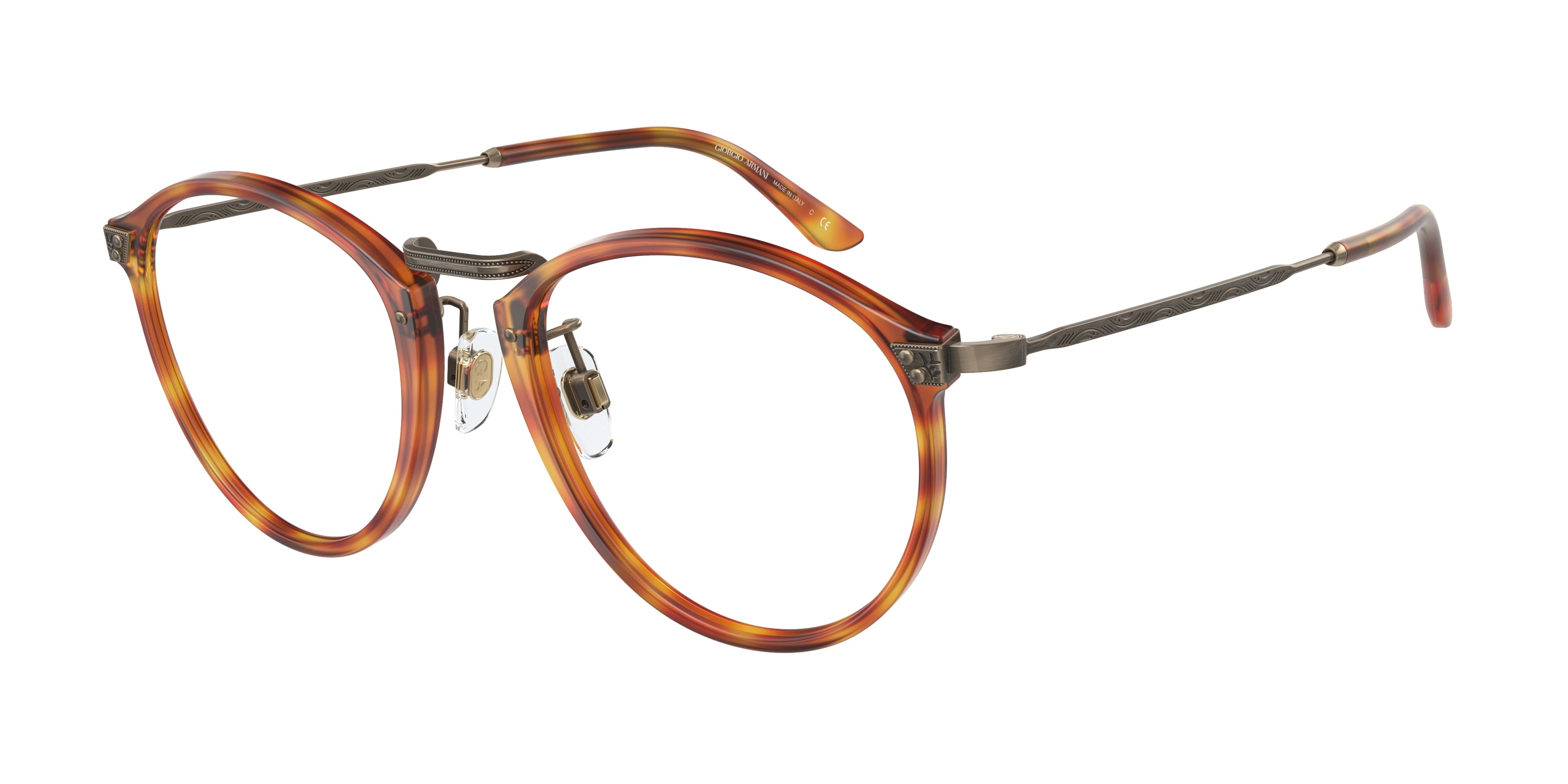 Giorgio Armani AR318M Phantos Eyeglasses  5625-Brown Tortoise 51-145-20 - Color Map Tortoise