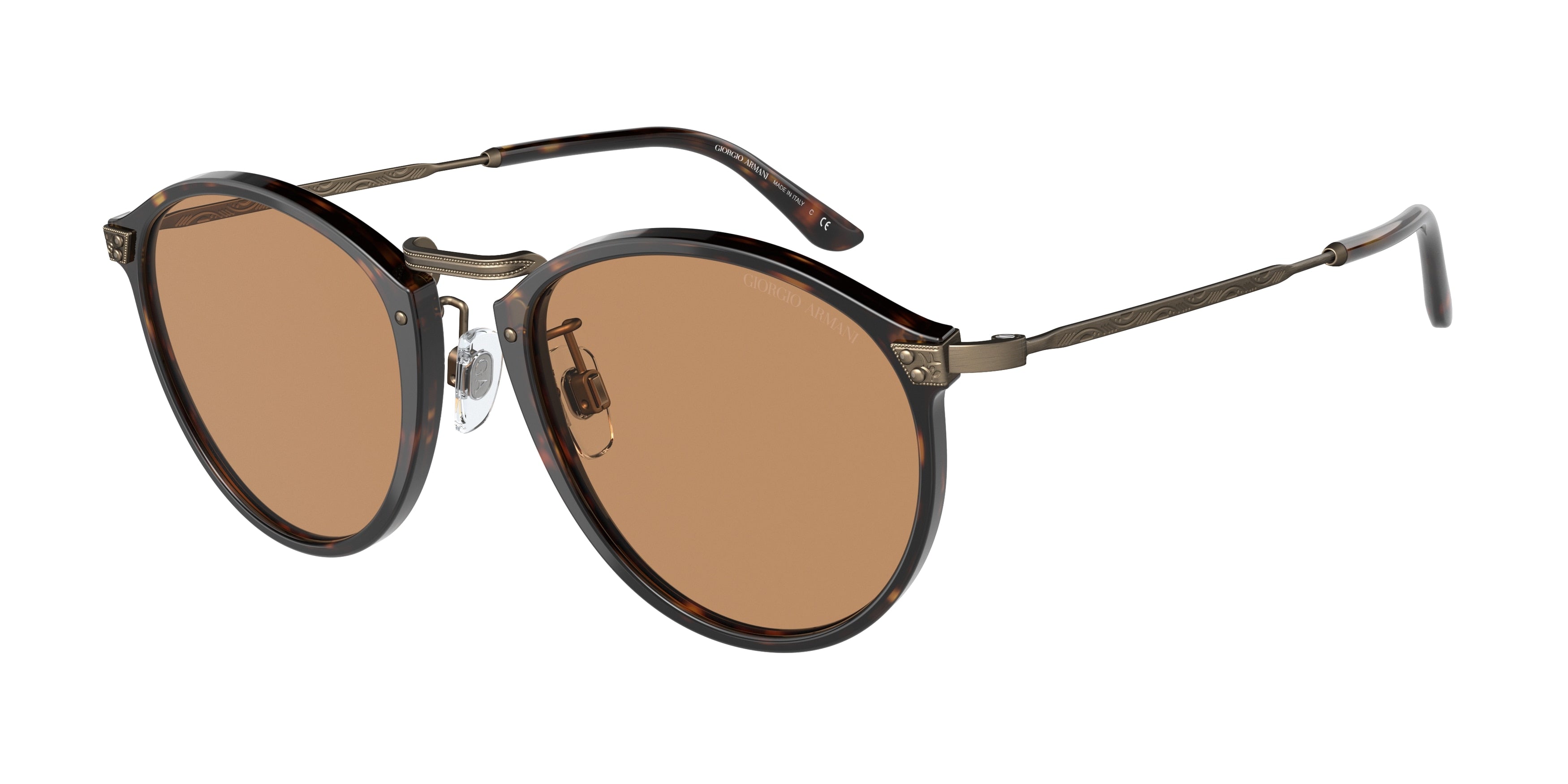 Giorgio Armani AR318SM Phantos Sunglasses  502653-Havana 51-145-20 - Color Map Tortoise