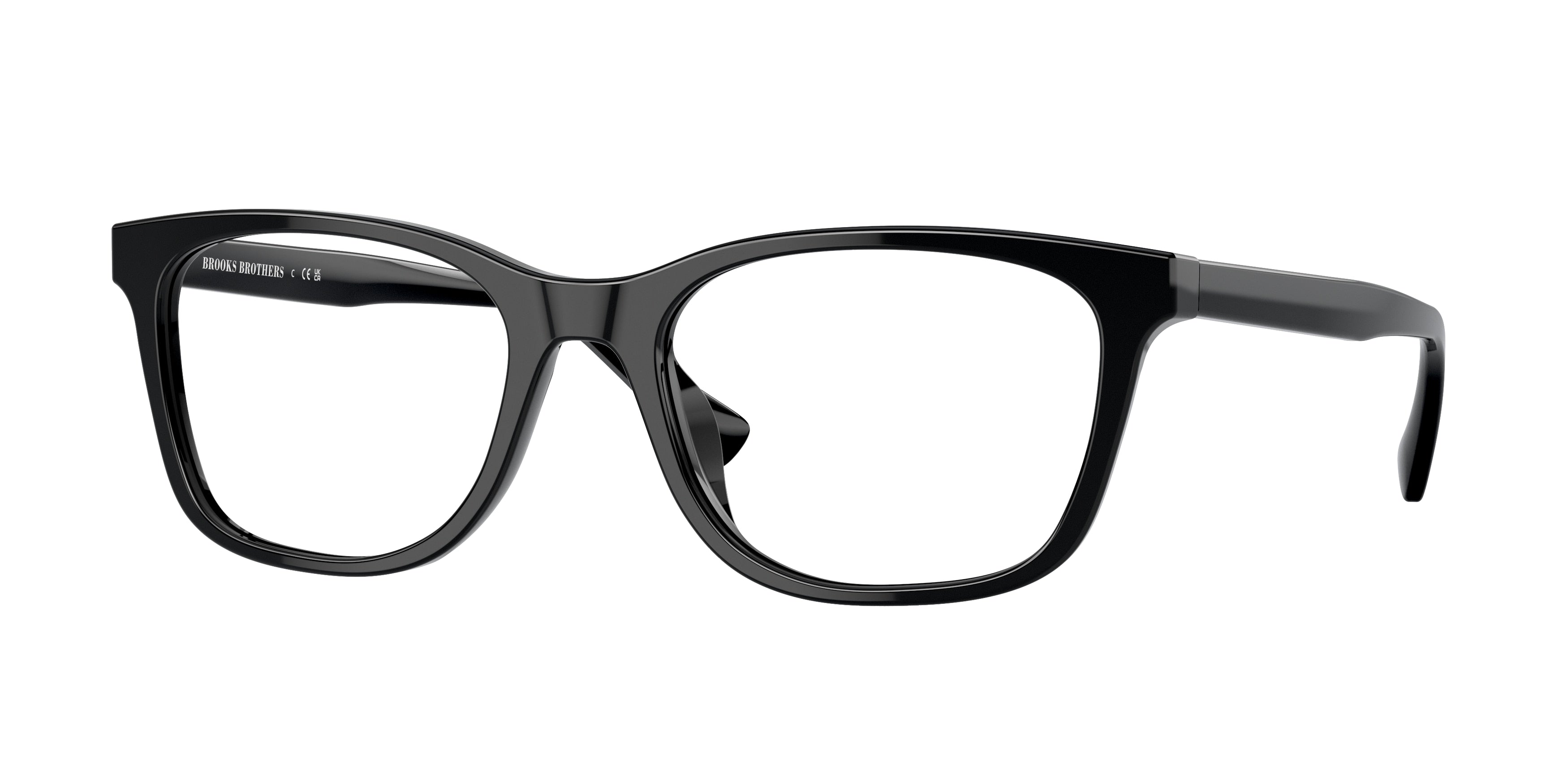 Brooks Brothers BB2063U Square Eyeglasses  6064-Black 56-145-19 - Color Map Black