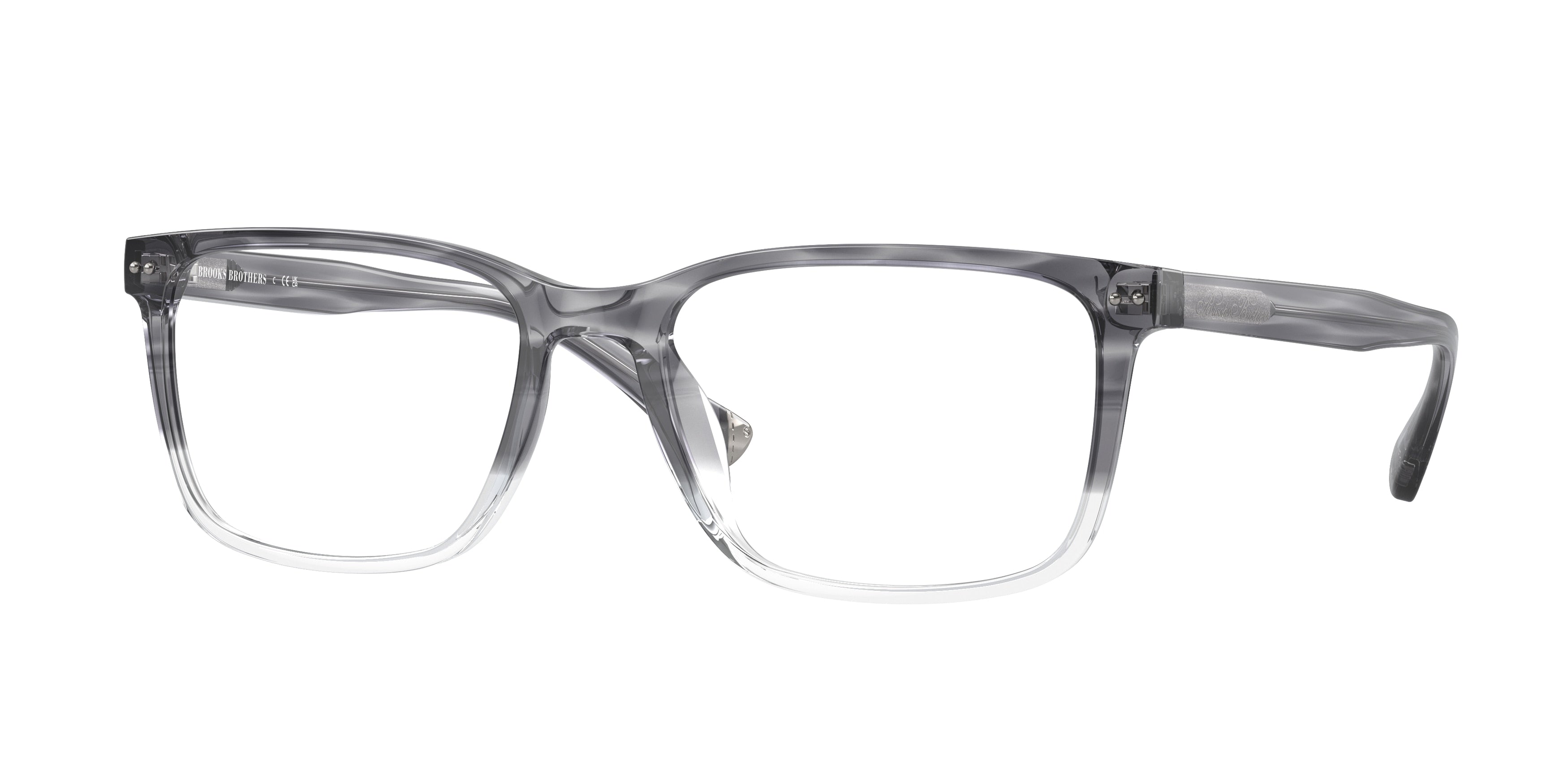 Brooks Brothers BB2064U Rectangle Eyeglasses  6168- 56-145-18 - Color Map Grey