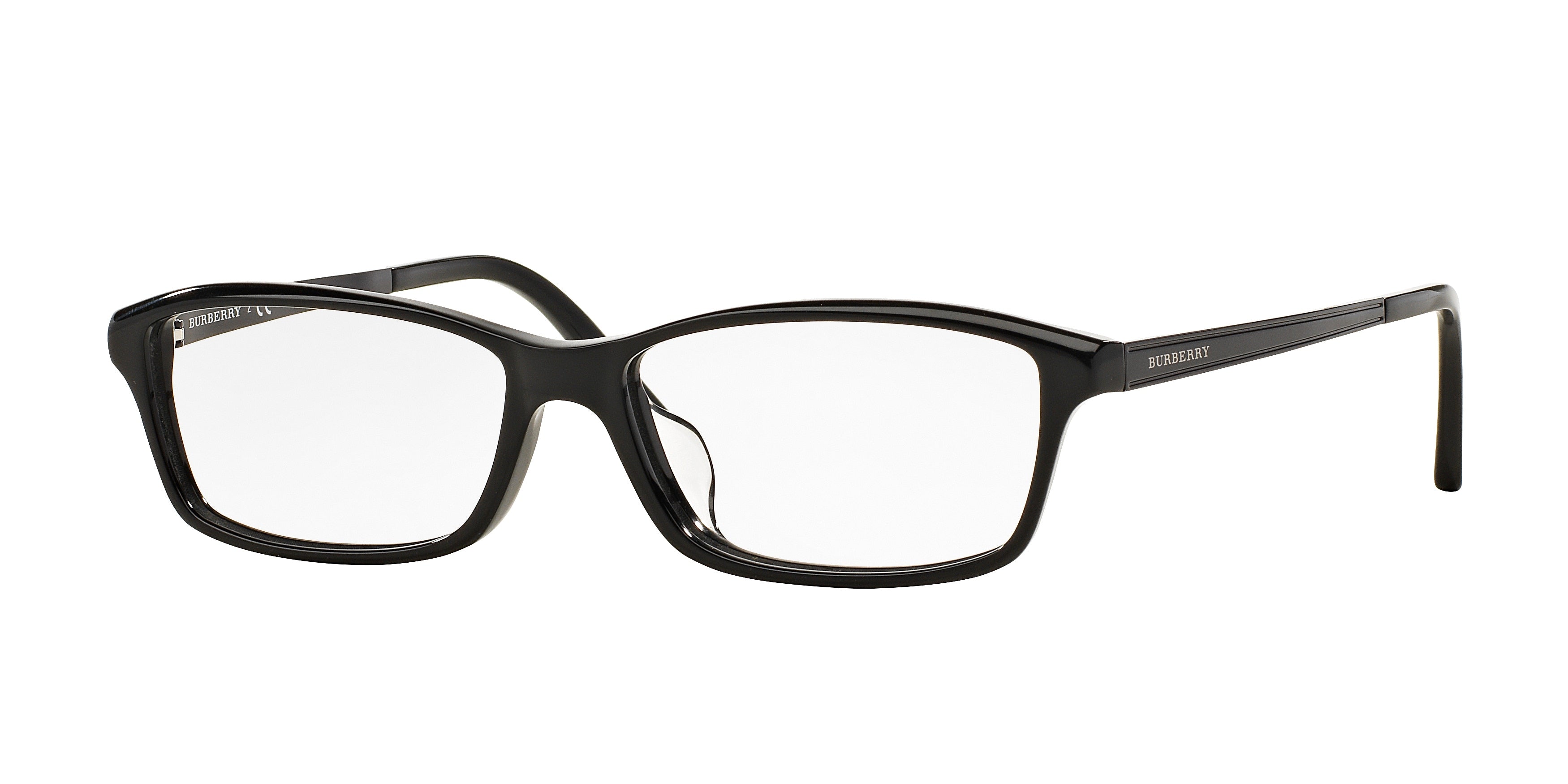 Burberry BE2217D Rectangle Eyeglasses  3001-Black 54-145-15 - Color Map Black