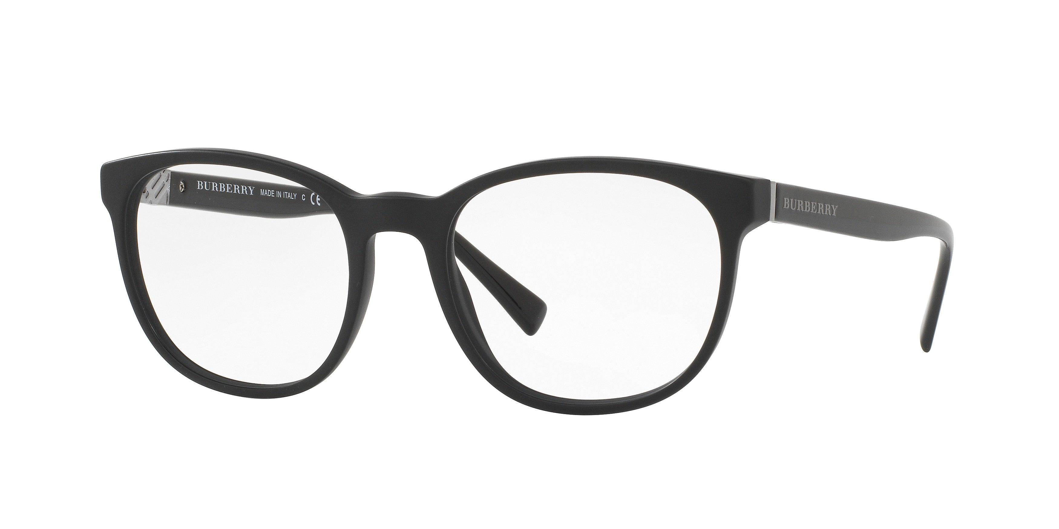 Burberry BE2247 Square Eyeglasses  3001-Matte Black 54-145-19 - Color Map Black