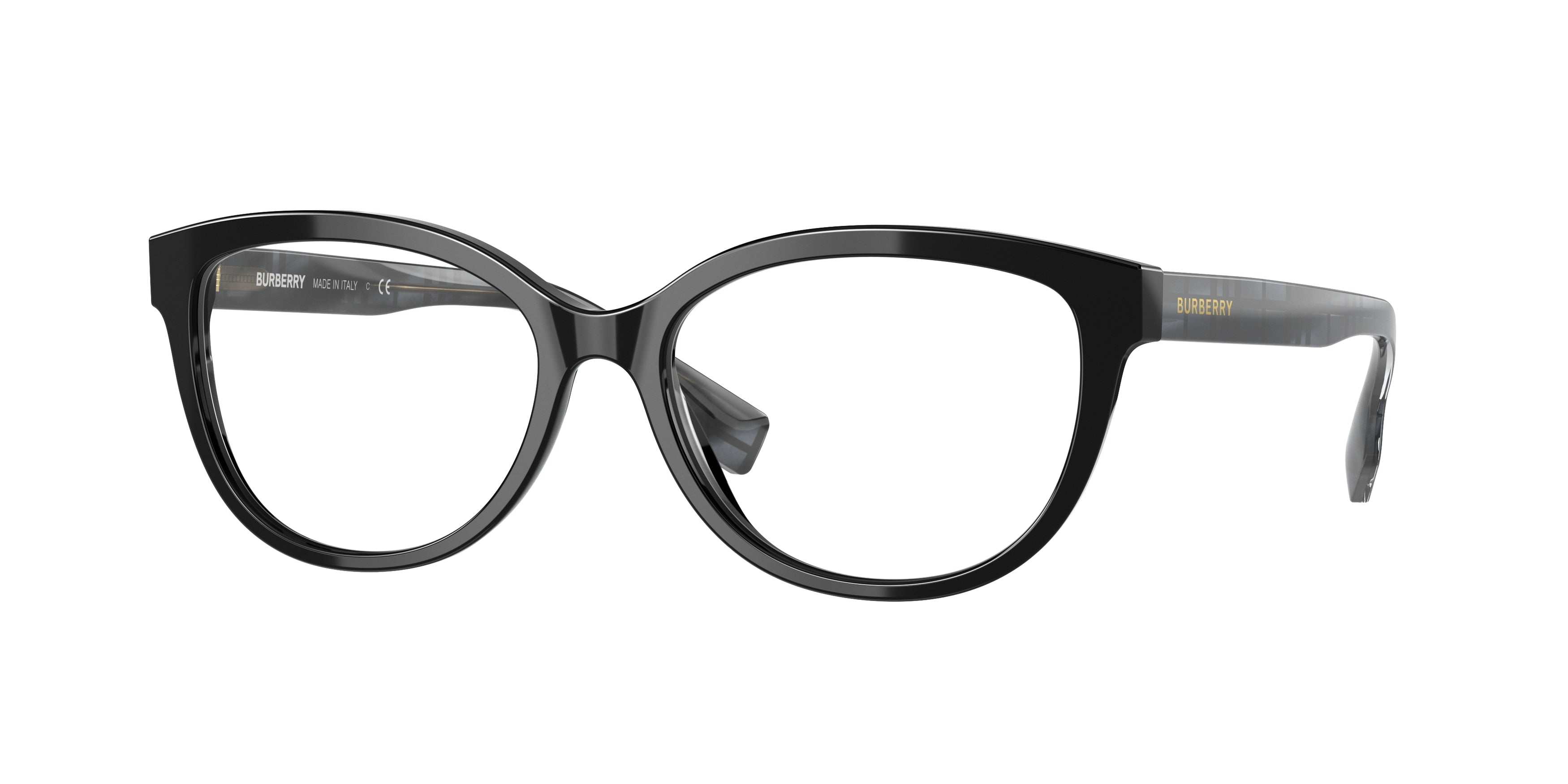 Burberry ESME BE2357 Square Eyeglasses  3980-Black 52-140-16 - Color Map Black