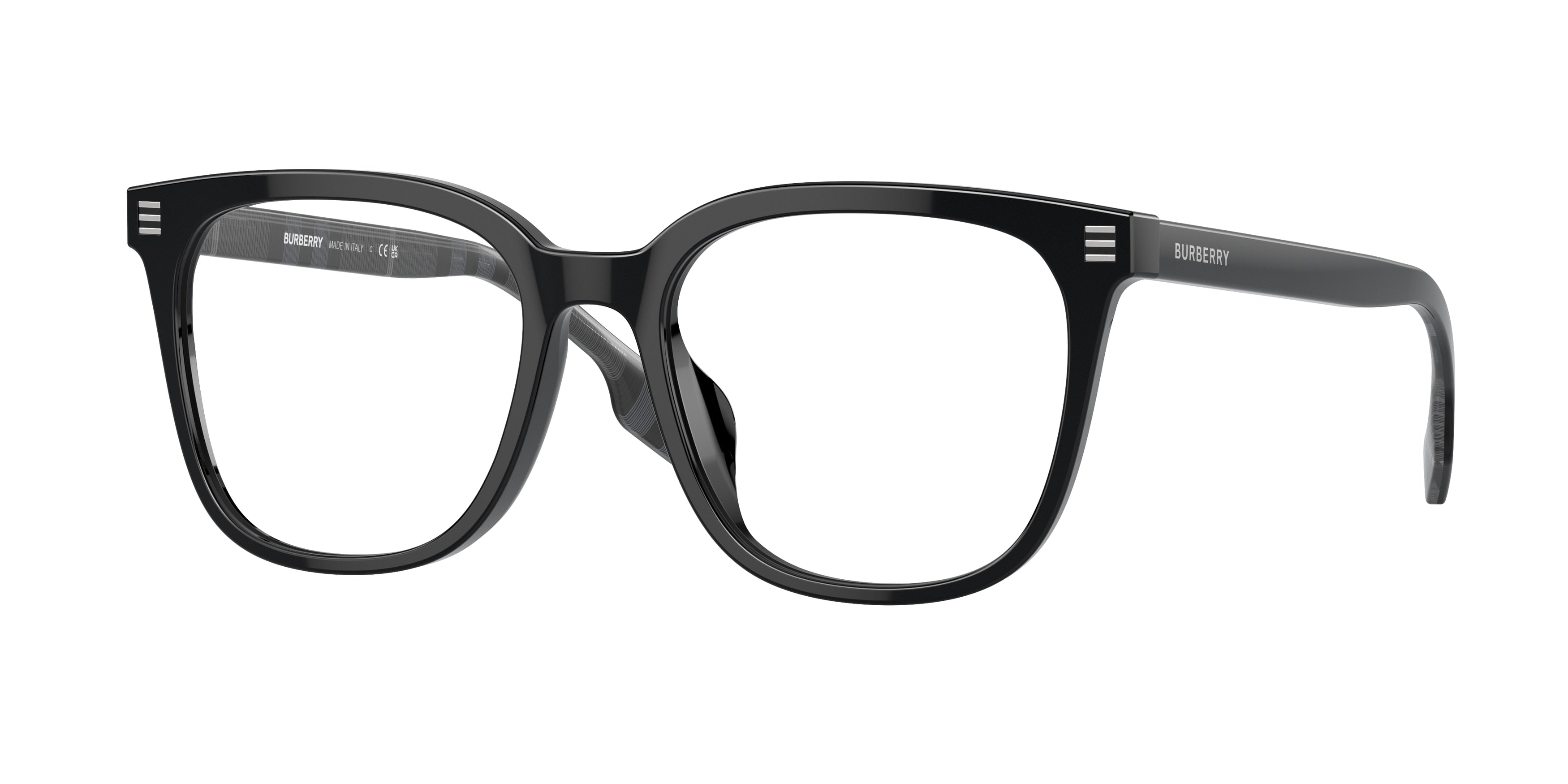 Burberry BE2361D Square Eyeglasses  4101-Black 53-145-18 - Color Map Black