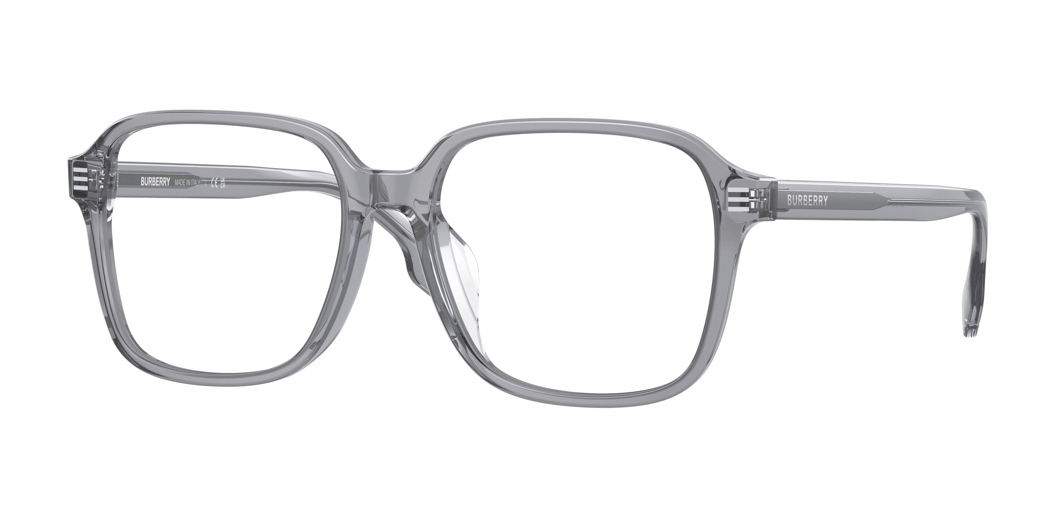 Burberry BE2372D Square Eyeglasses  4021-Grey 55-150-17 - Color Map Grey