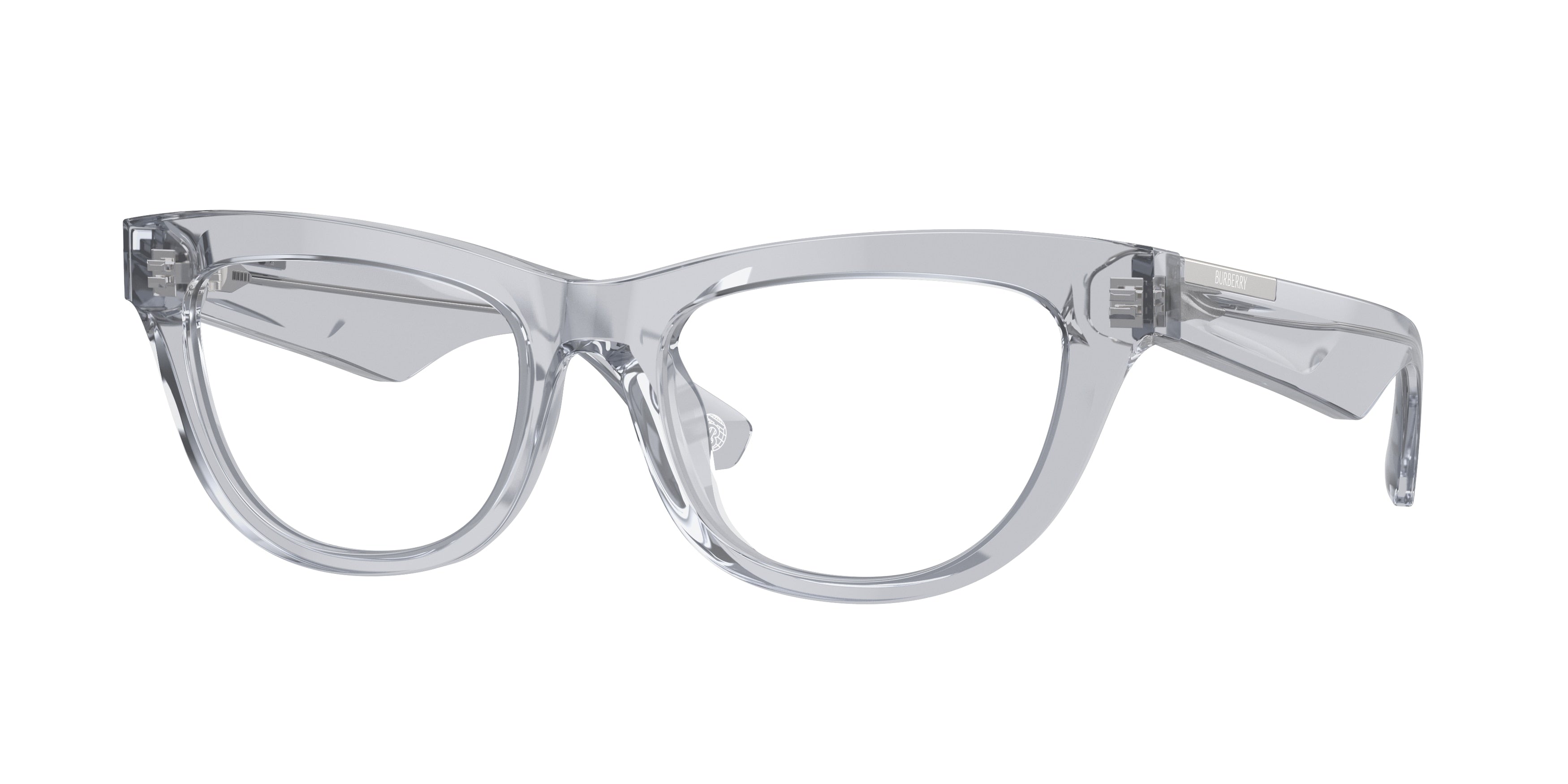 Burberry BE2406U Rectangle Eyeglasses  3825-Grey 52-140-18 - Color Map Grey