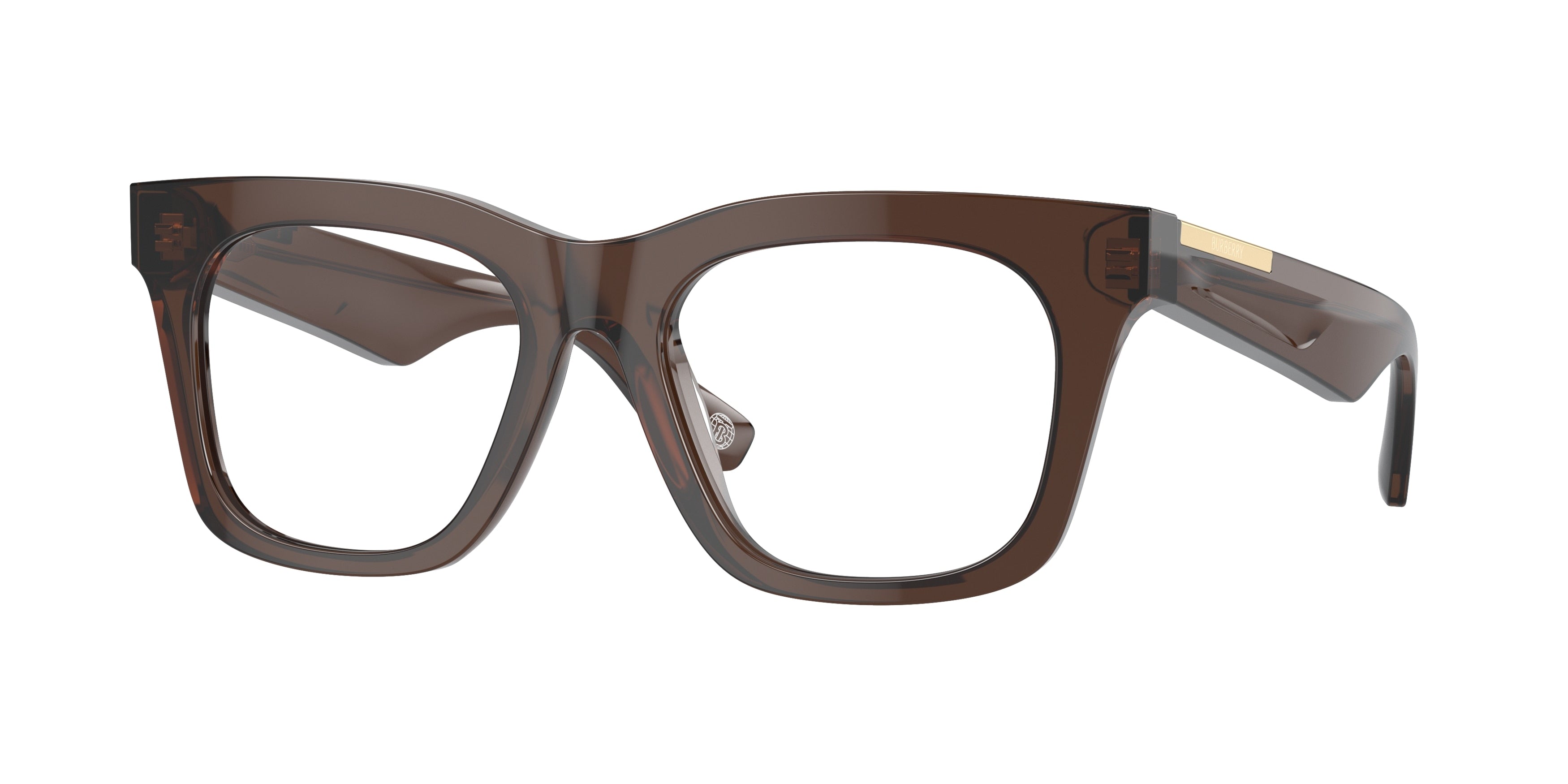 Burberry BE2407F Square Eyeglasses  4116-Brown 51-140-18 - Color Map Brown