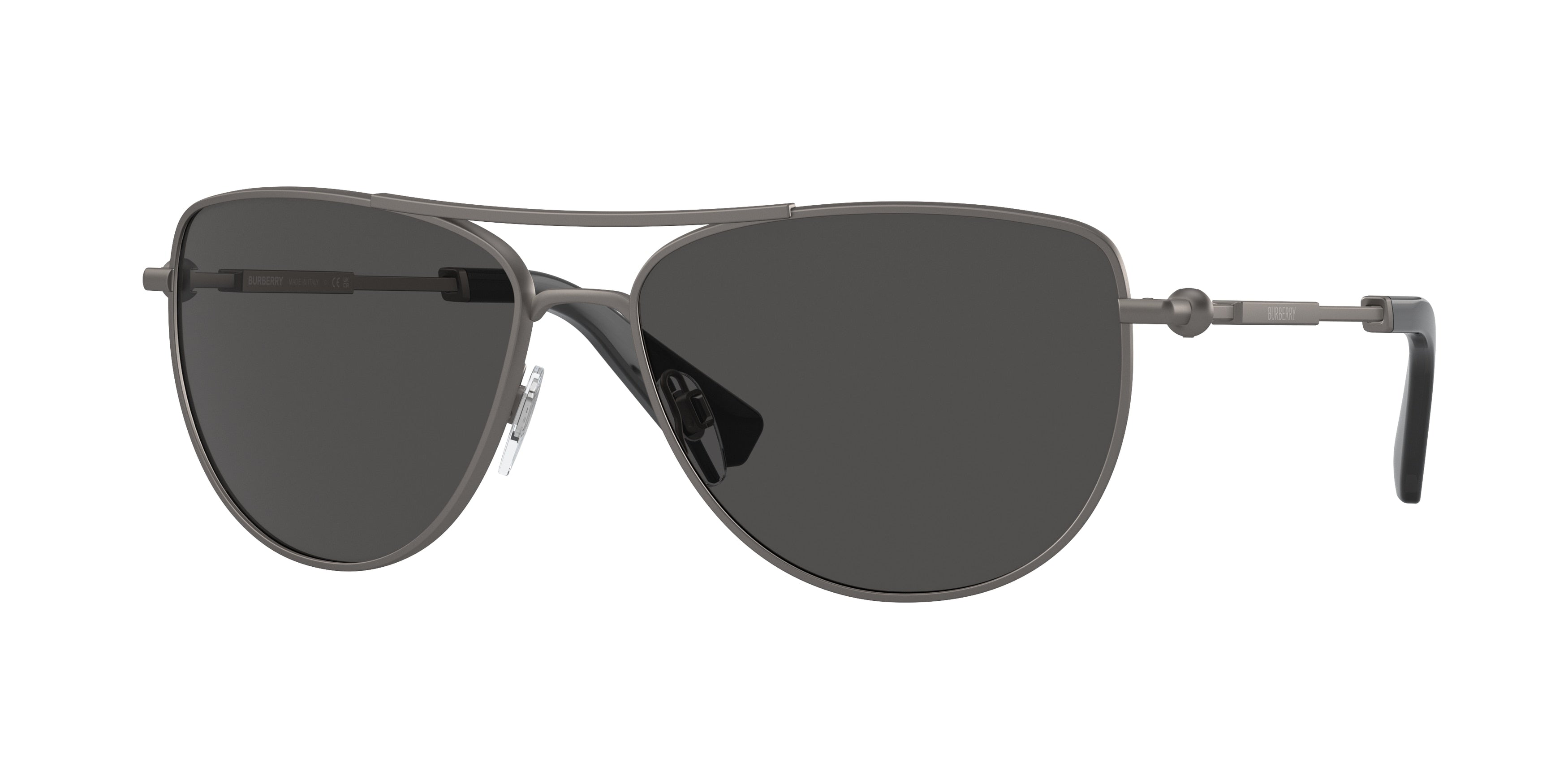 Burberry BE3149 Pilot Sunglasses  131687-Dark Grey 60-140-15 - Color Map Grey