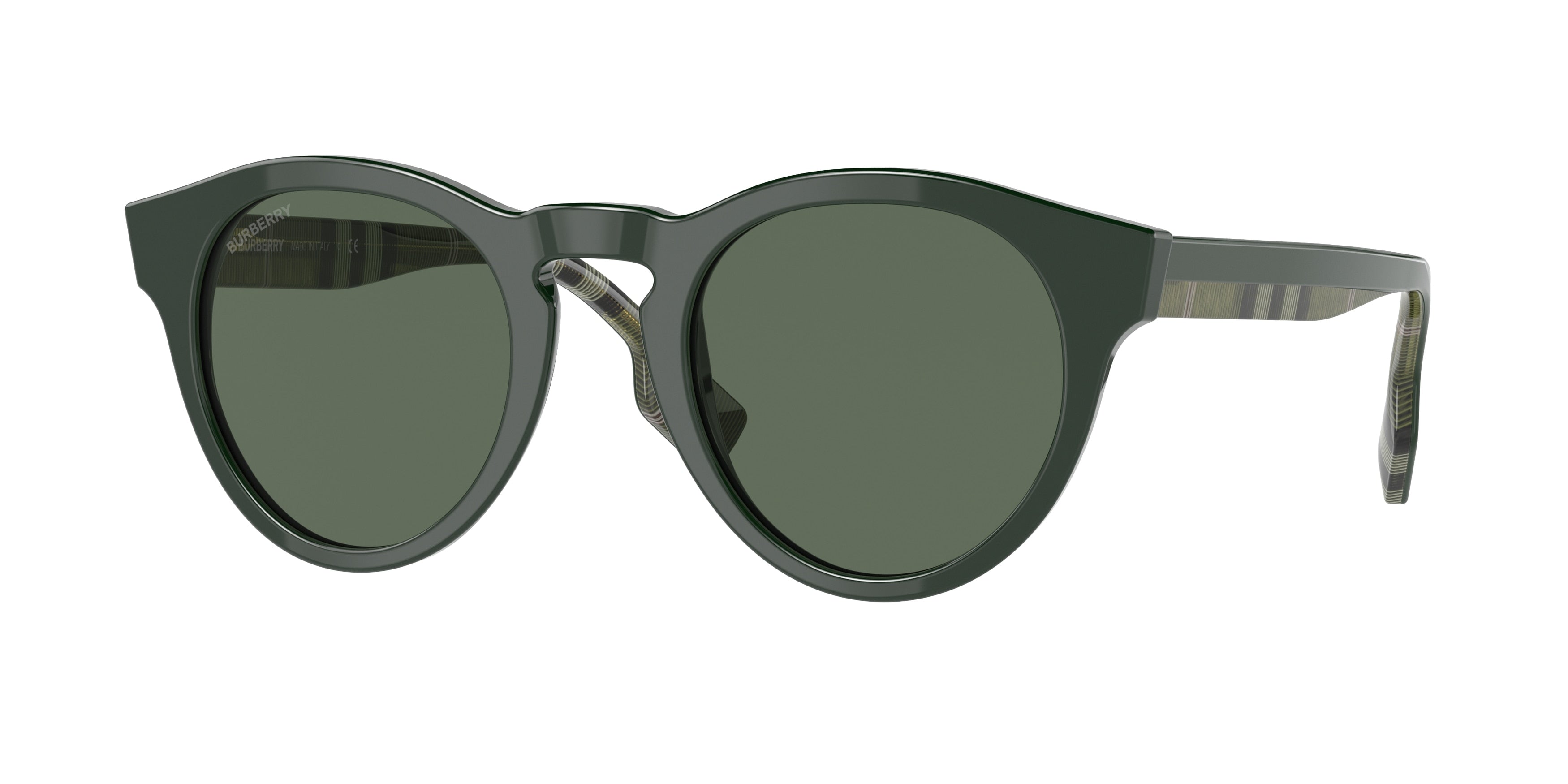 Burberry REID BE4359 Phantos Sunglasses  399771-Green 49-145-23 - Color Map Green