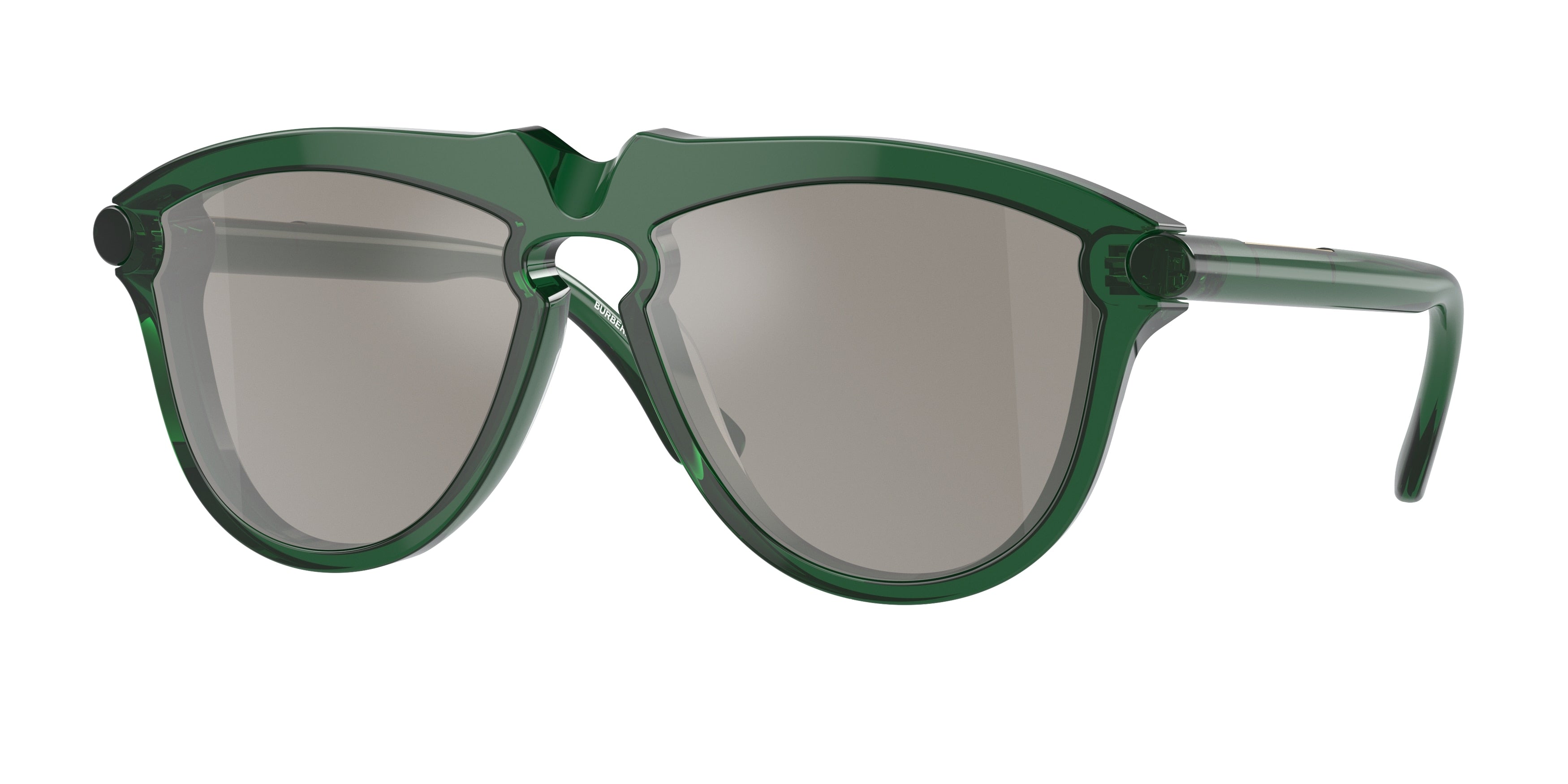 Burberry BE4417U Pilot Sunglasses  41046G-Green 58-145-16 - Color Map Green