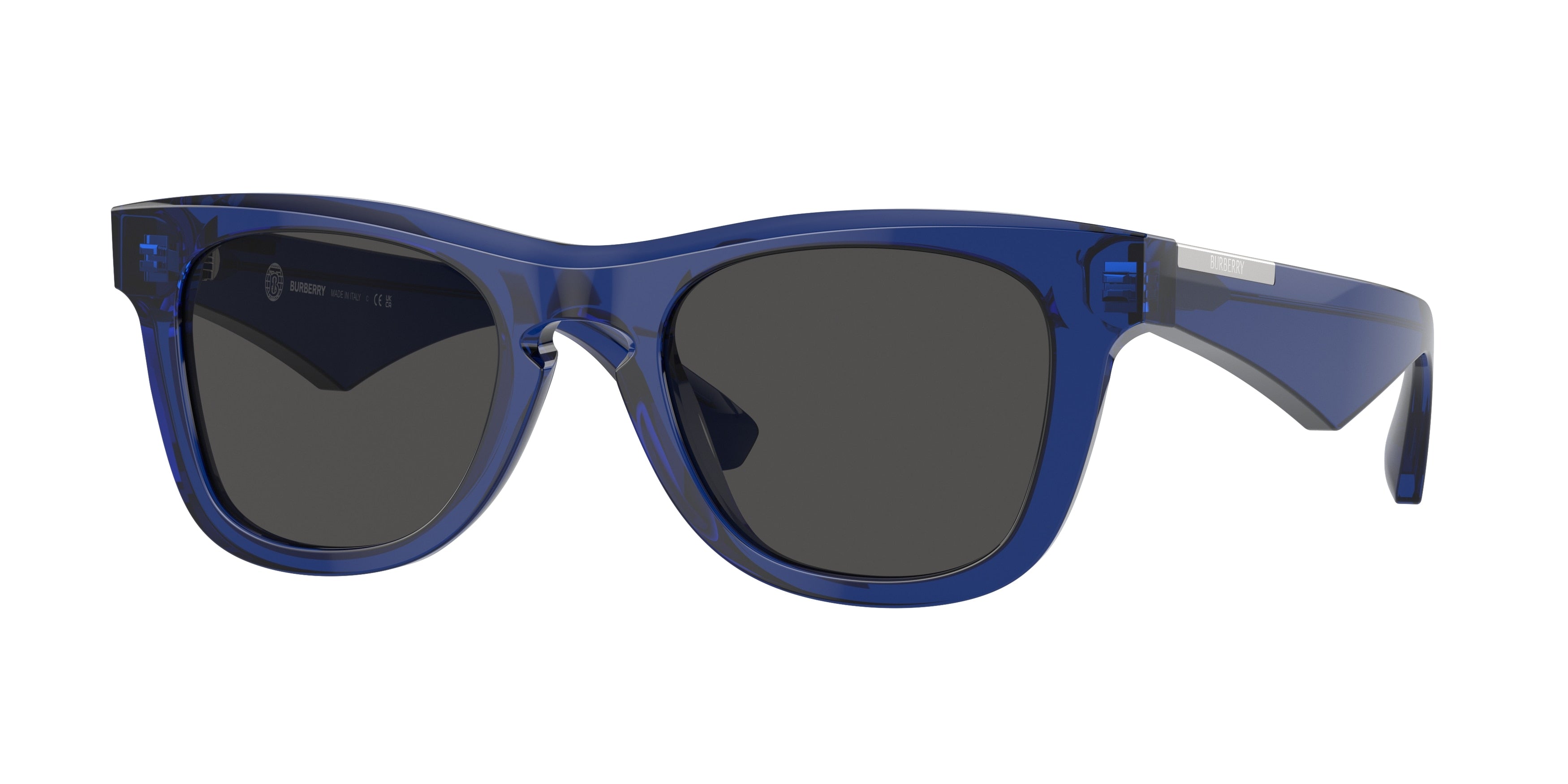 Burberry BE4426F Square Sunglasses  411087-Blue 50-145-21 - Color Map Blue