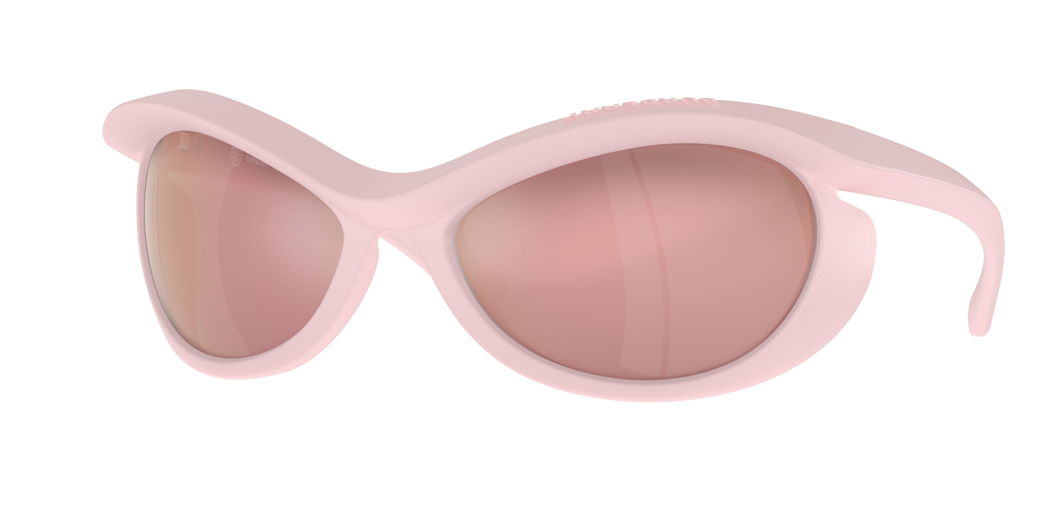 Burberry BE4428U Irregular Sunglasses  4108E4-Pink 66-130-20 - Color Map Pink