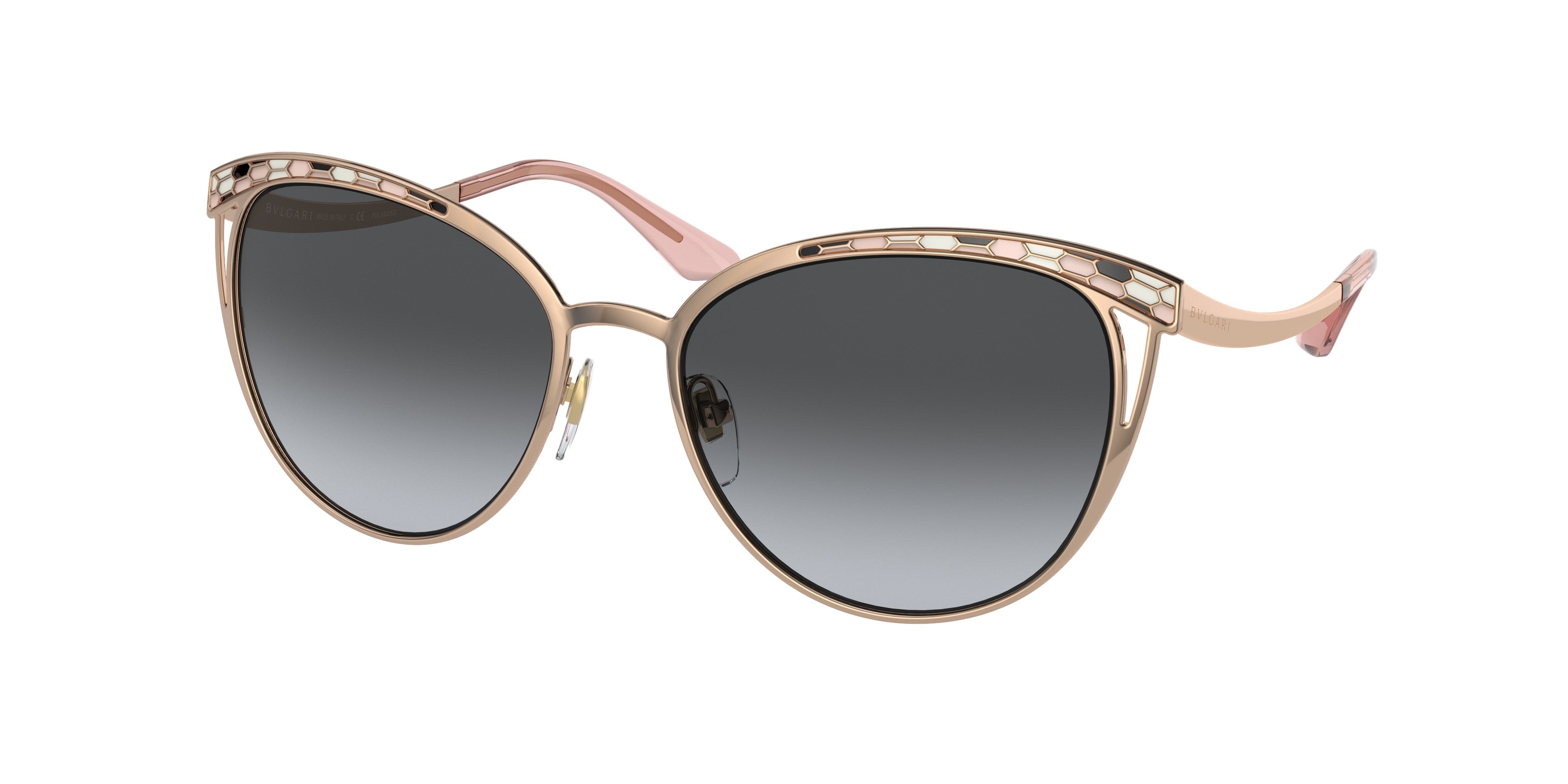 Bvlgari BV6083 Phantos Sunglasses  2014T3-Pink Gold 56-140-17 - Color Map Pink