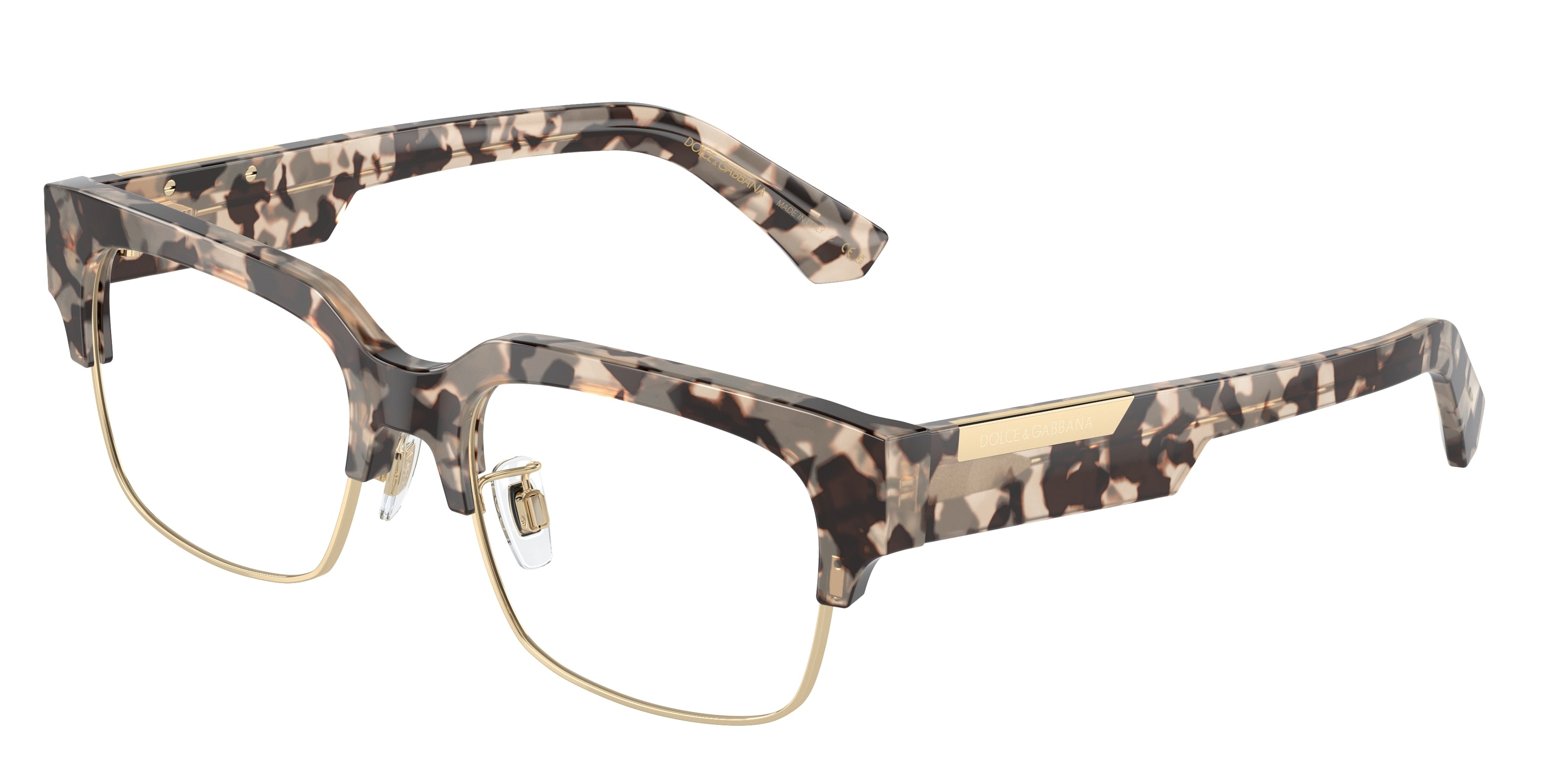 DOLCE & GABBANA DG3388 Square Eyeglasses  3434-Havana Beige 53-145-18 - Color Map Tortoise