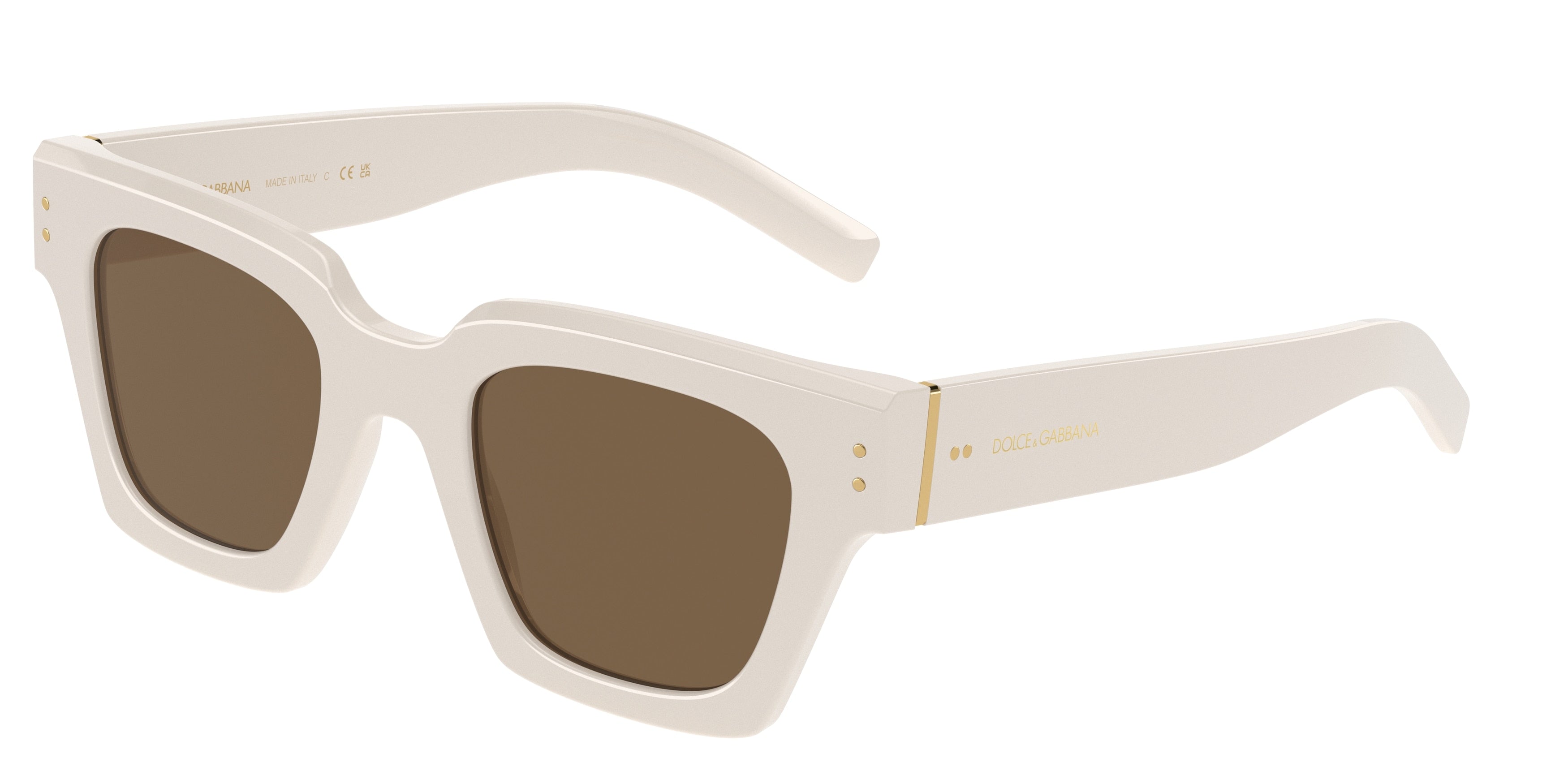 DOLCE & GABBANA DG4413 Square Sunglasses  342973-Full Beige 48-145-23 - Color Map Beige