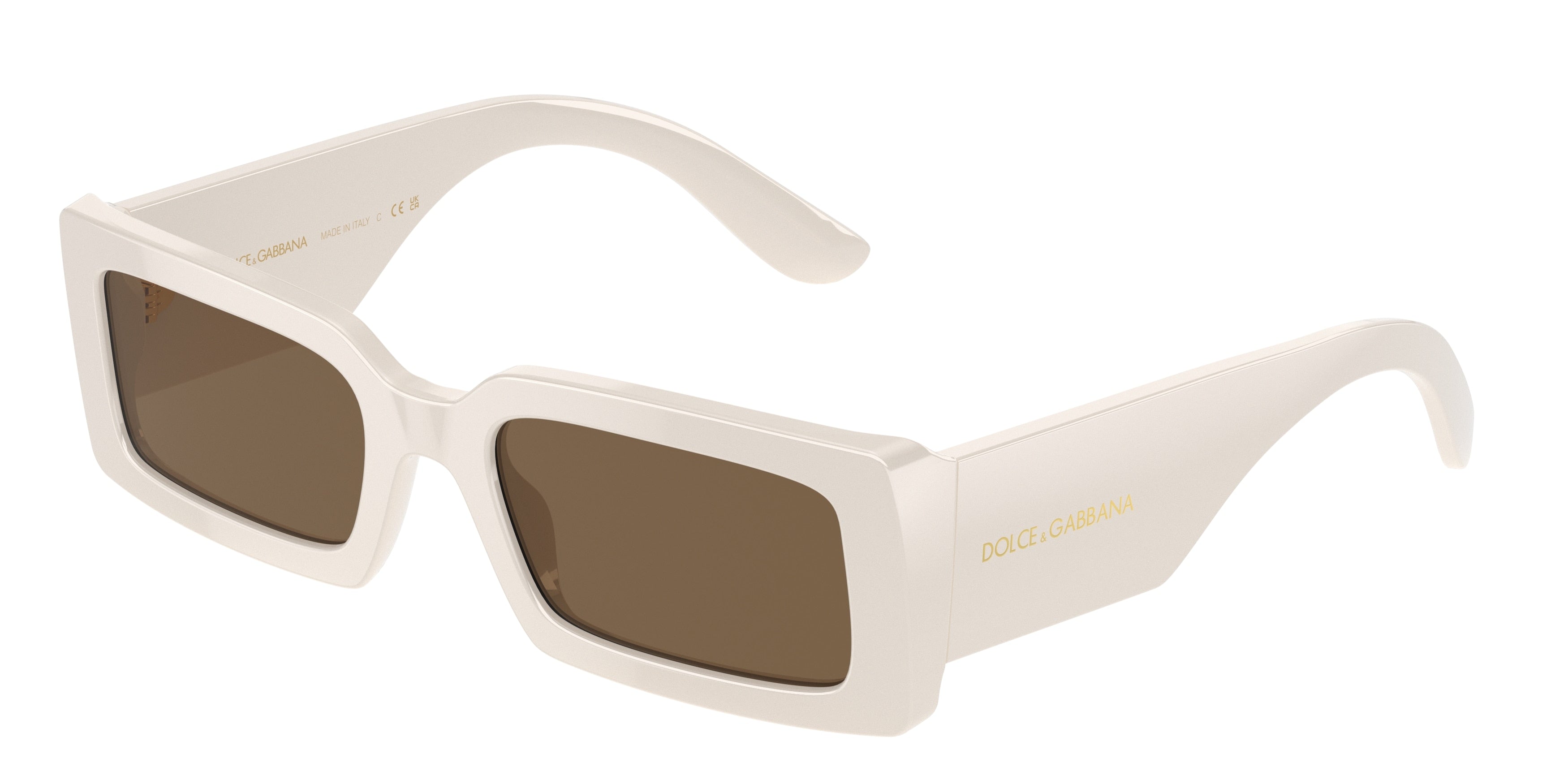 DOLCE & GABBANA DG4416 Rectangle Sunglasses  342973-Full Beige 53-140-20 - Color Map Beige