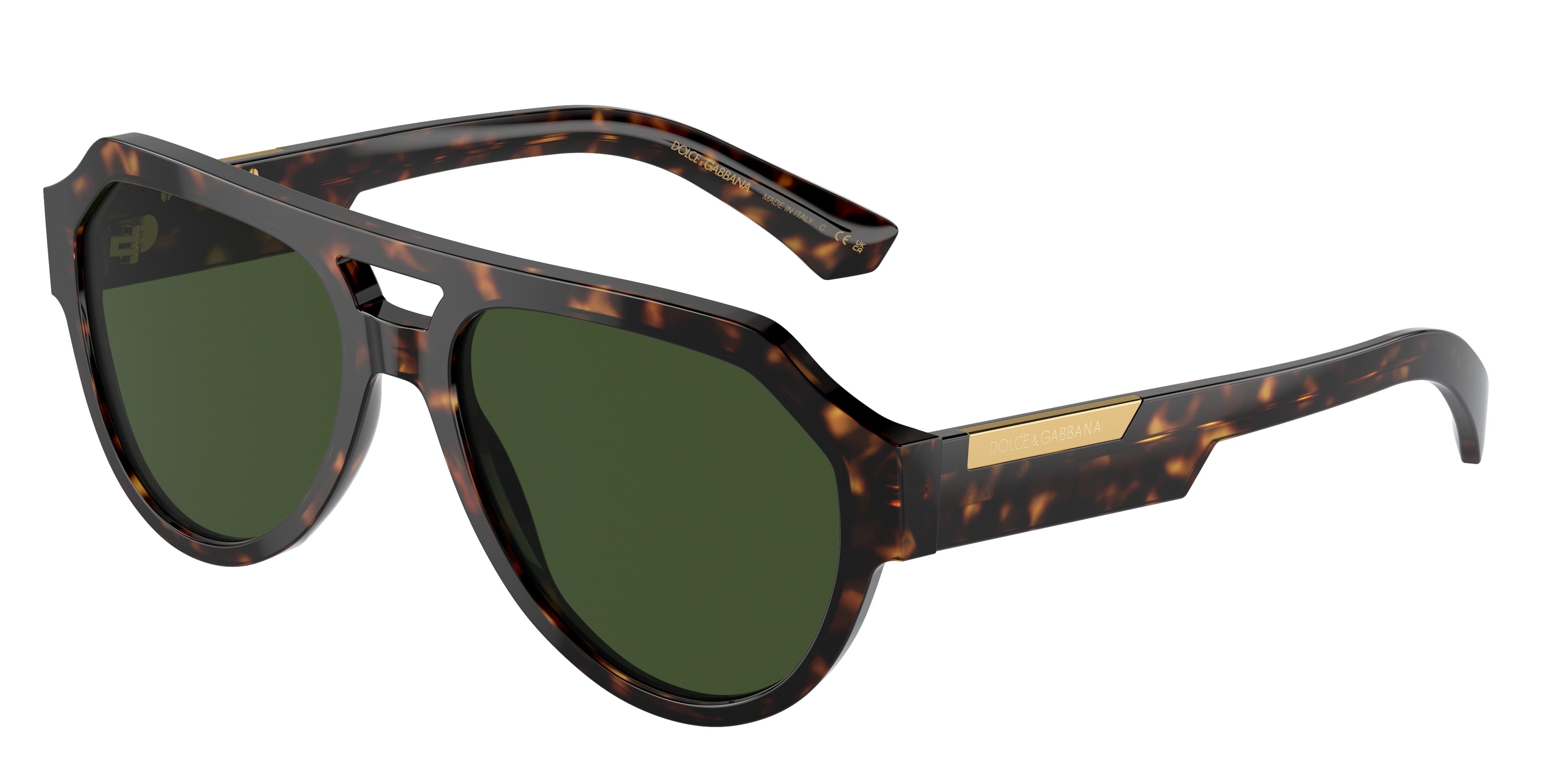 DOLCE & GABBANA DG4466F Square Sunglasses  502/71-Havana 56-145-17 - Color Map Tortoise