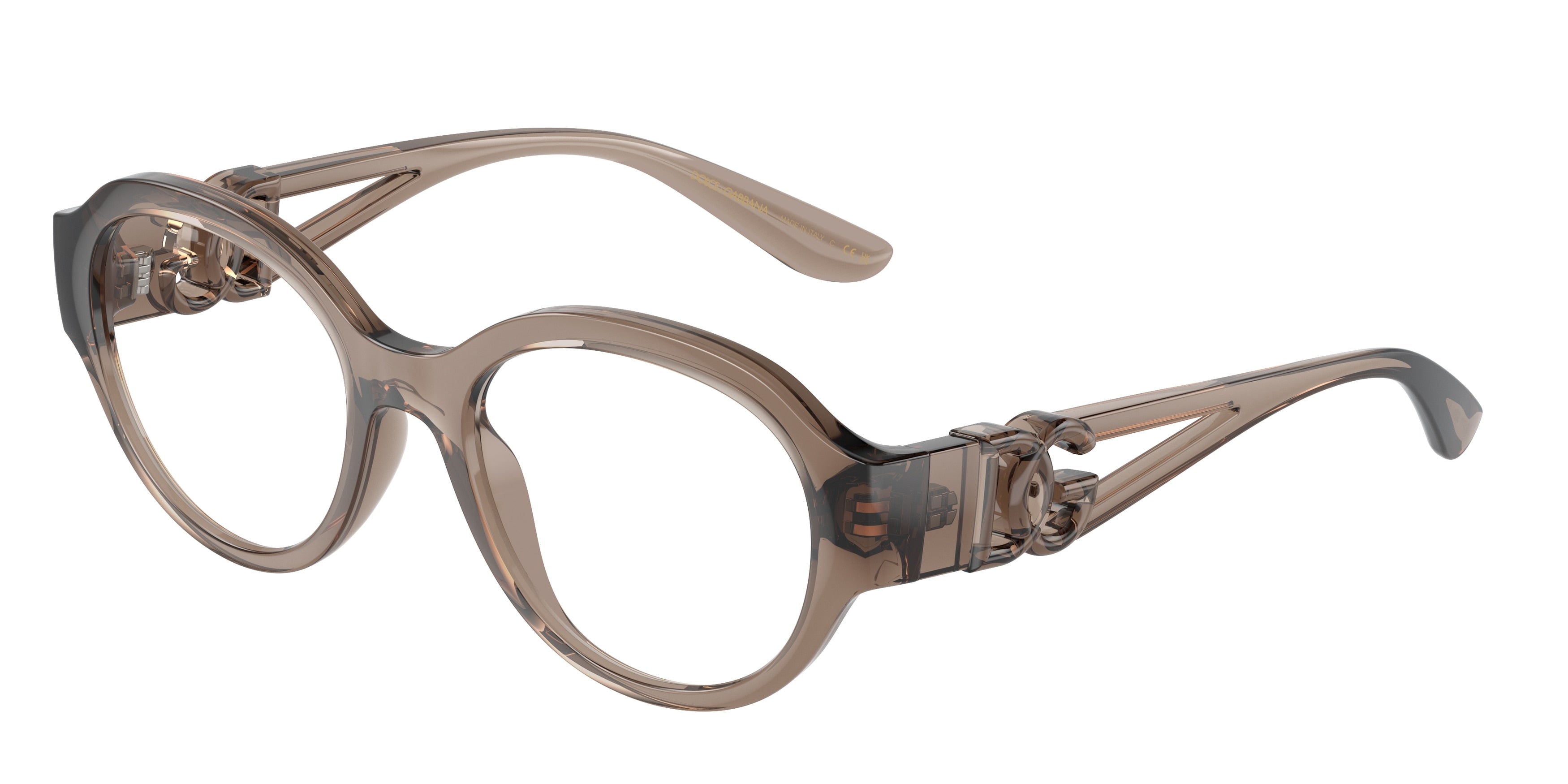 DOLCE & GABBANA DG5111 Phantos Eyeglasses  3291-Transparent Grey 51-145-19 - Color Map Grey