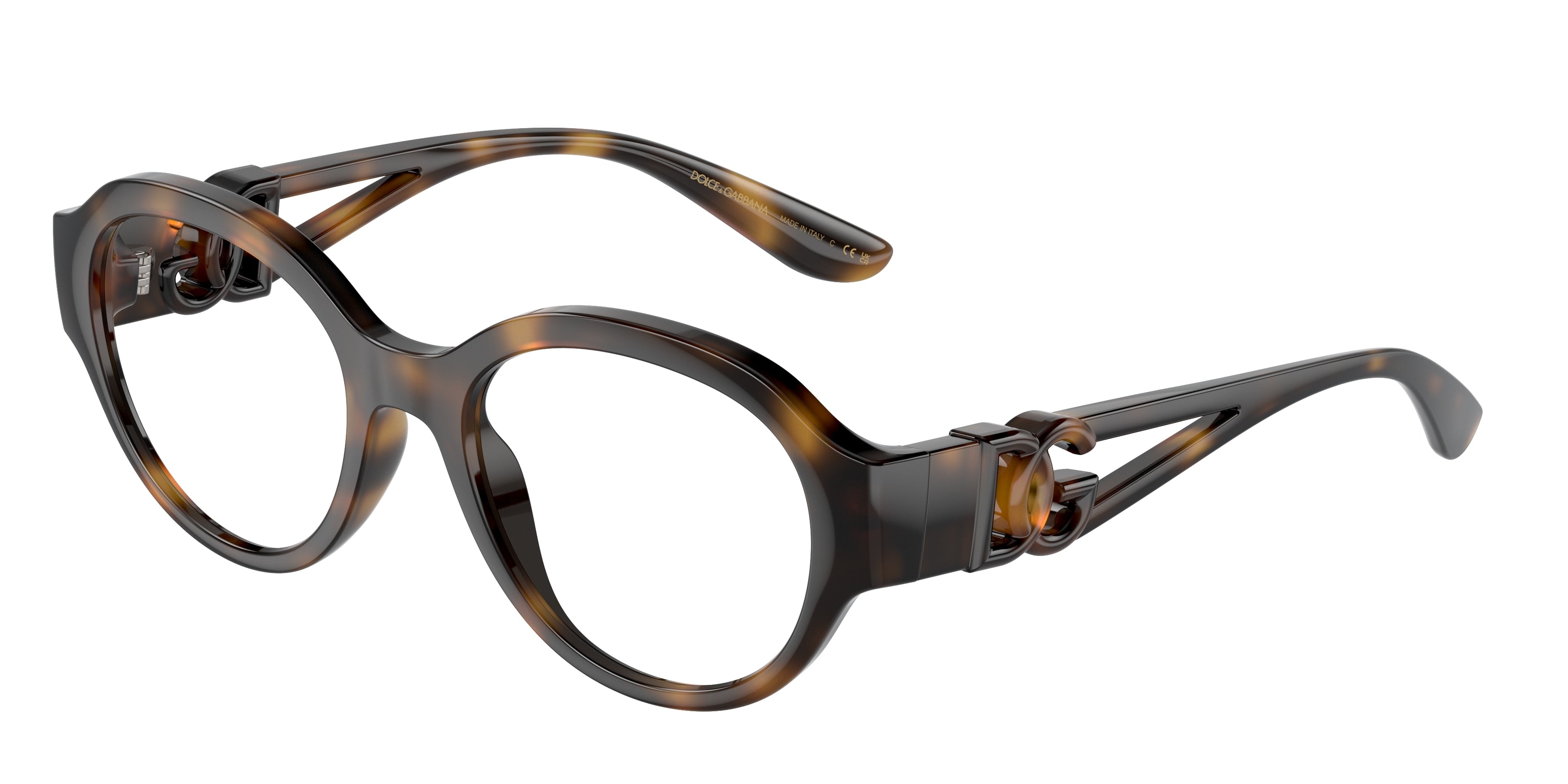 DOLCE & GABBANA DG5111 Phantos Eyeglasses  502-Havana 51-145-19 - Color Map Tortoise