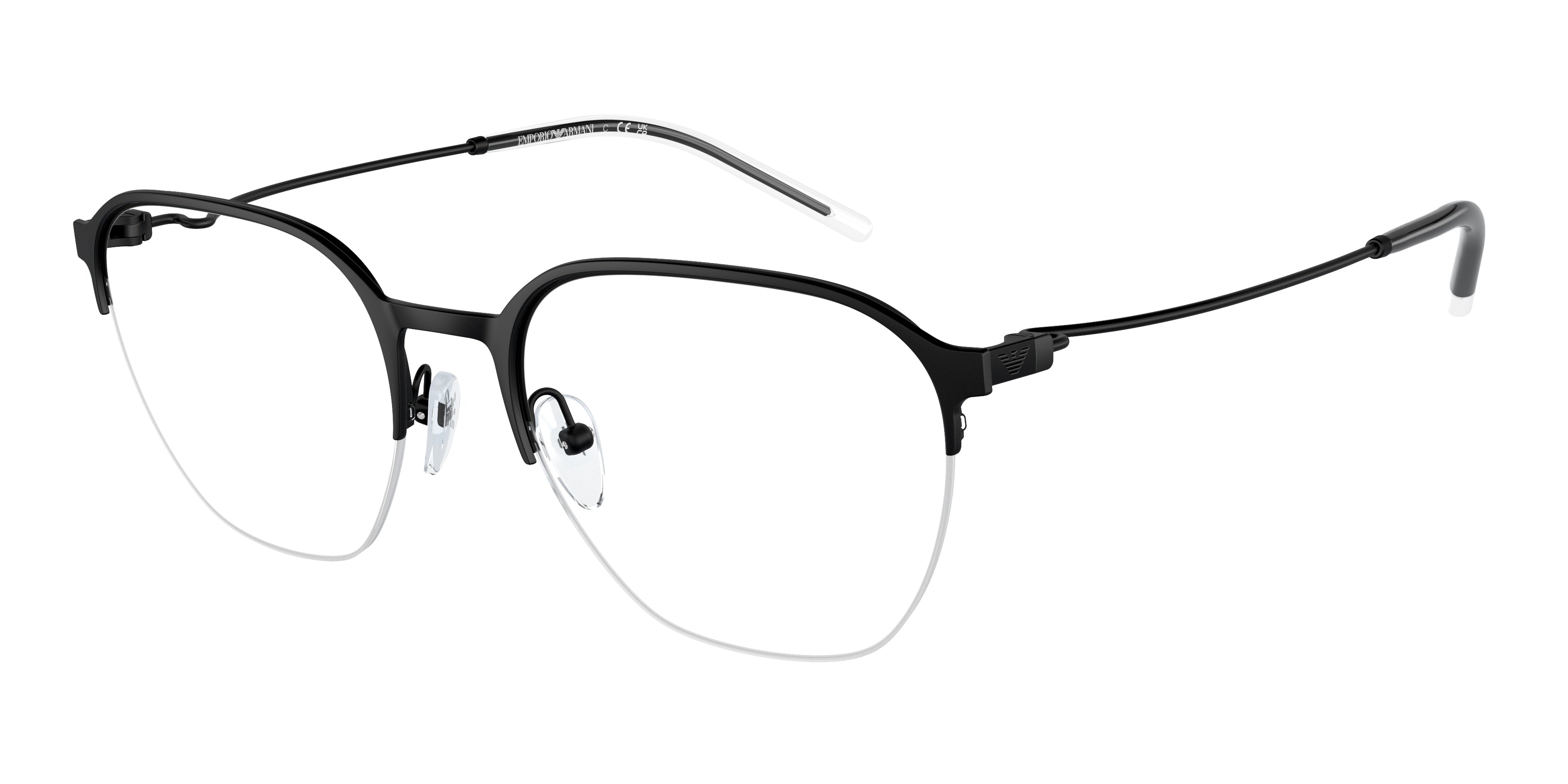 Emporio Armani EA1160 Phantos Eyeglasses  3001-Matte Black 56-145-20 - Color Map Black