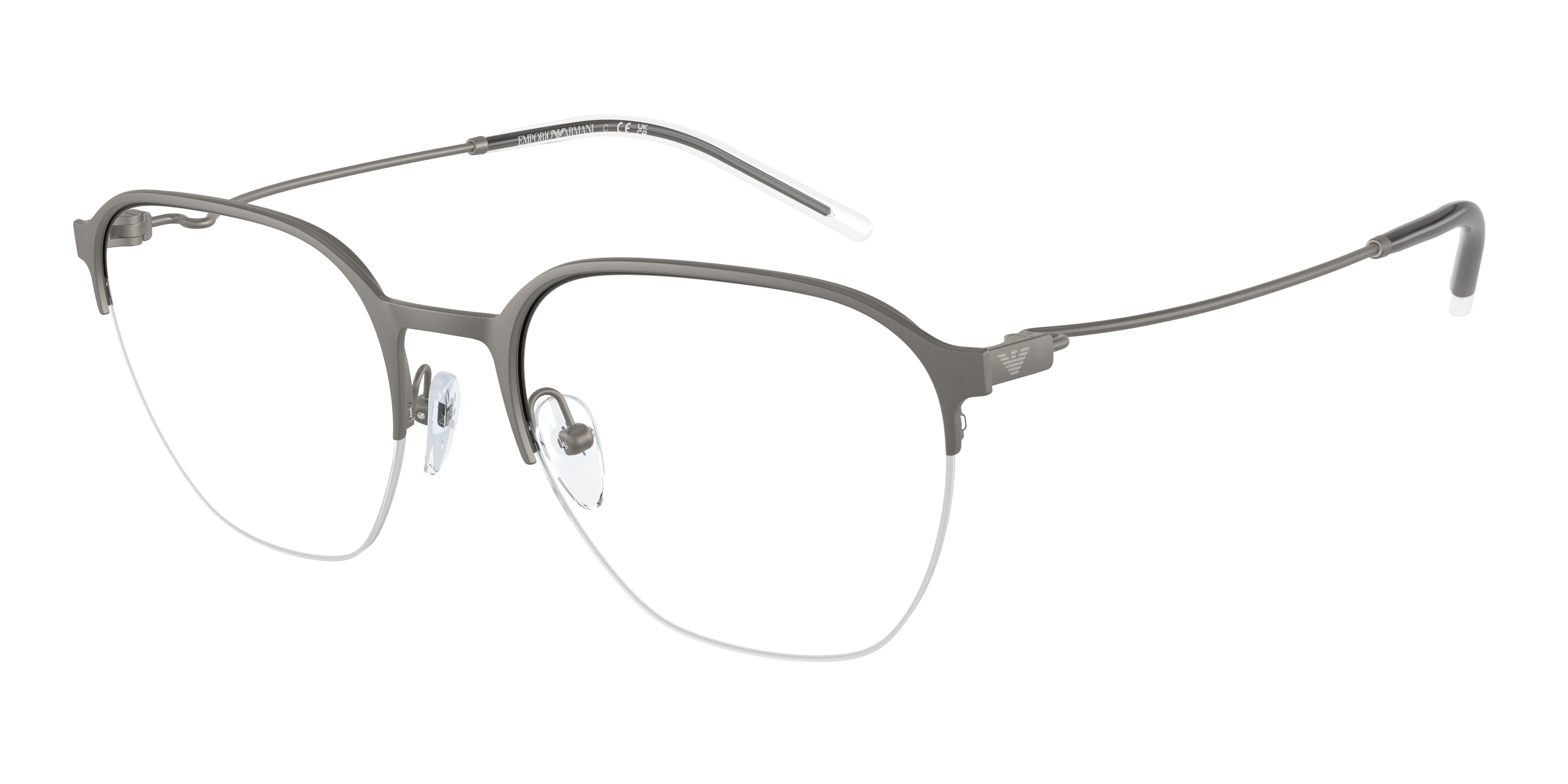 Emporio Armani EA1160 Phantos Eyeglasses  3003-Matte Gunmetal 56-145-20 - Color Map Grey